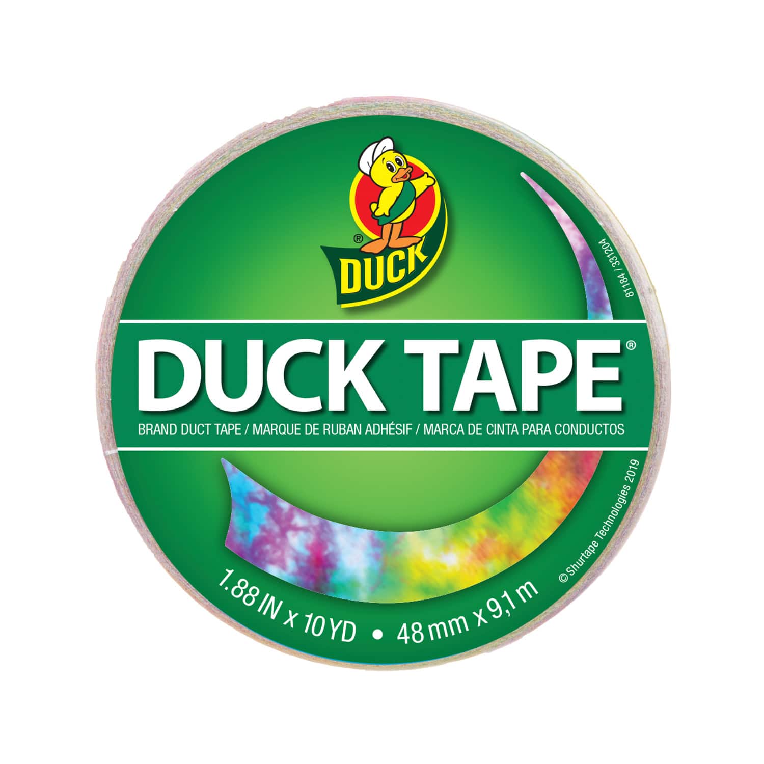 Duck Tape® Brand Tie Dye Print Duct Tape