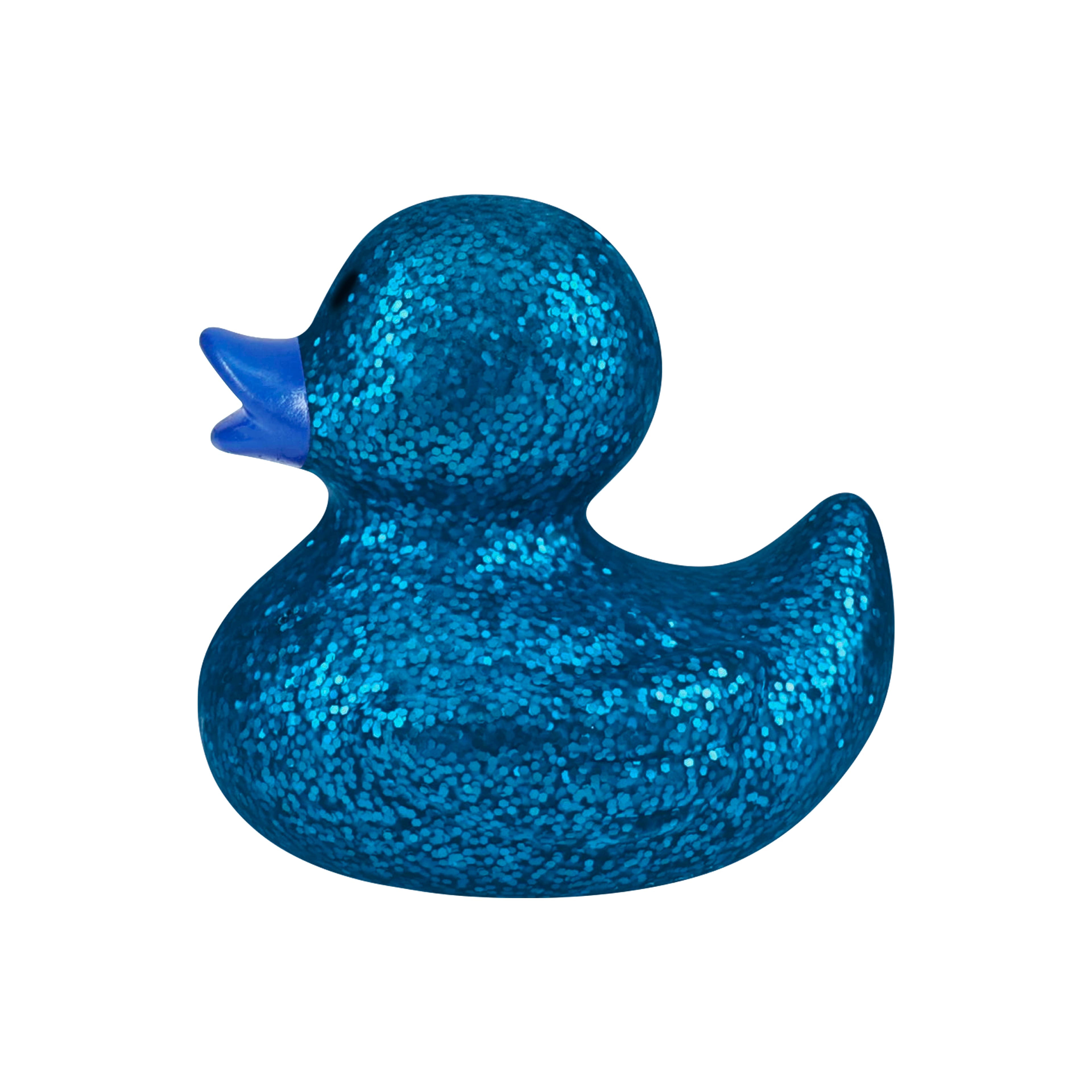 Blue Glitter Light Up Rubber Duck by Creatology&#x2122;