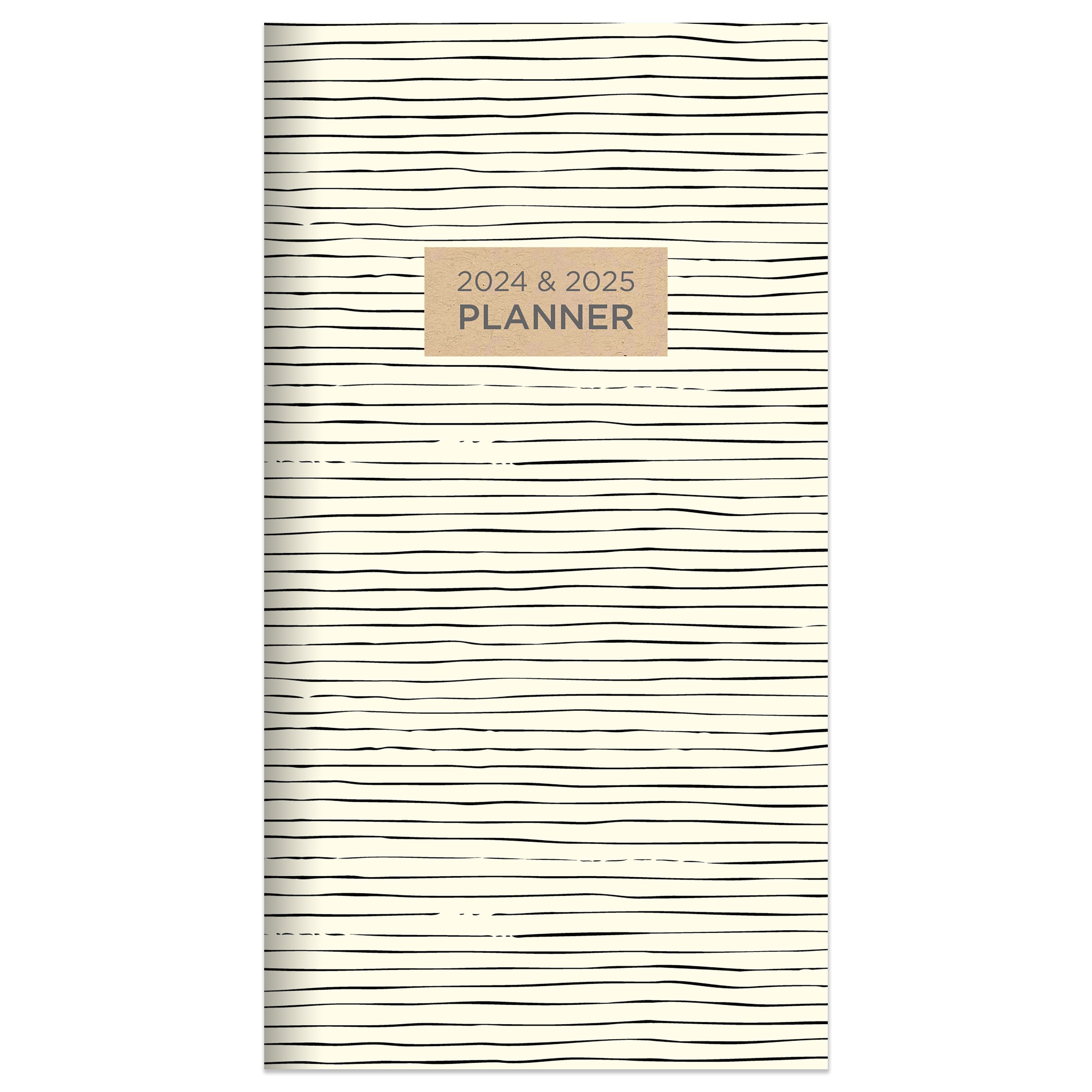 2024-2025 Sketchy Lines Monthly Pocket Planner