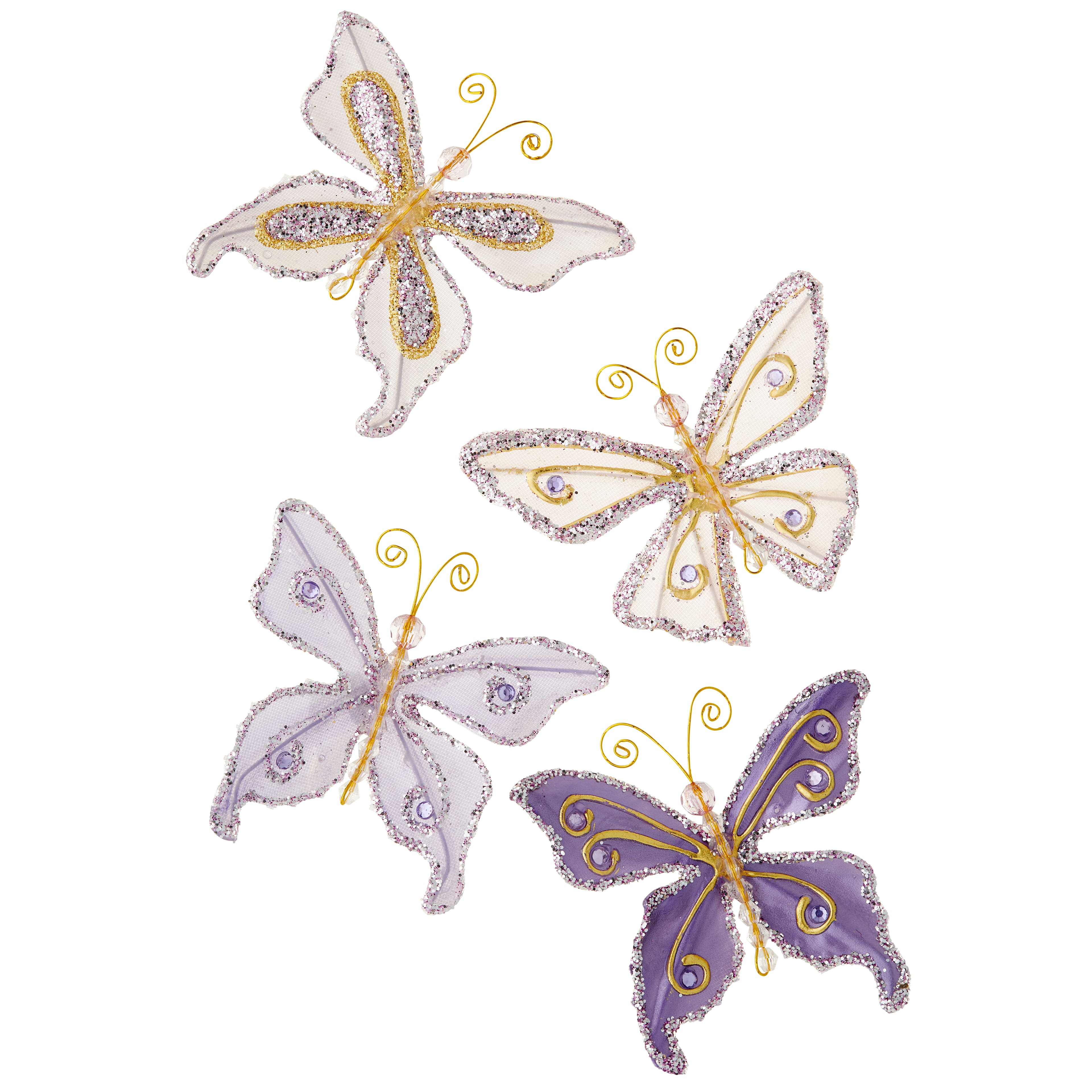 Recollections™ Glacee Butterfly Embellishments