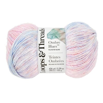 Ombre Hues™ Yarn by Loops & Threads® | Michaels