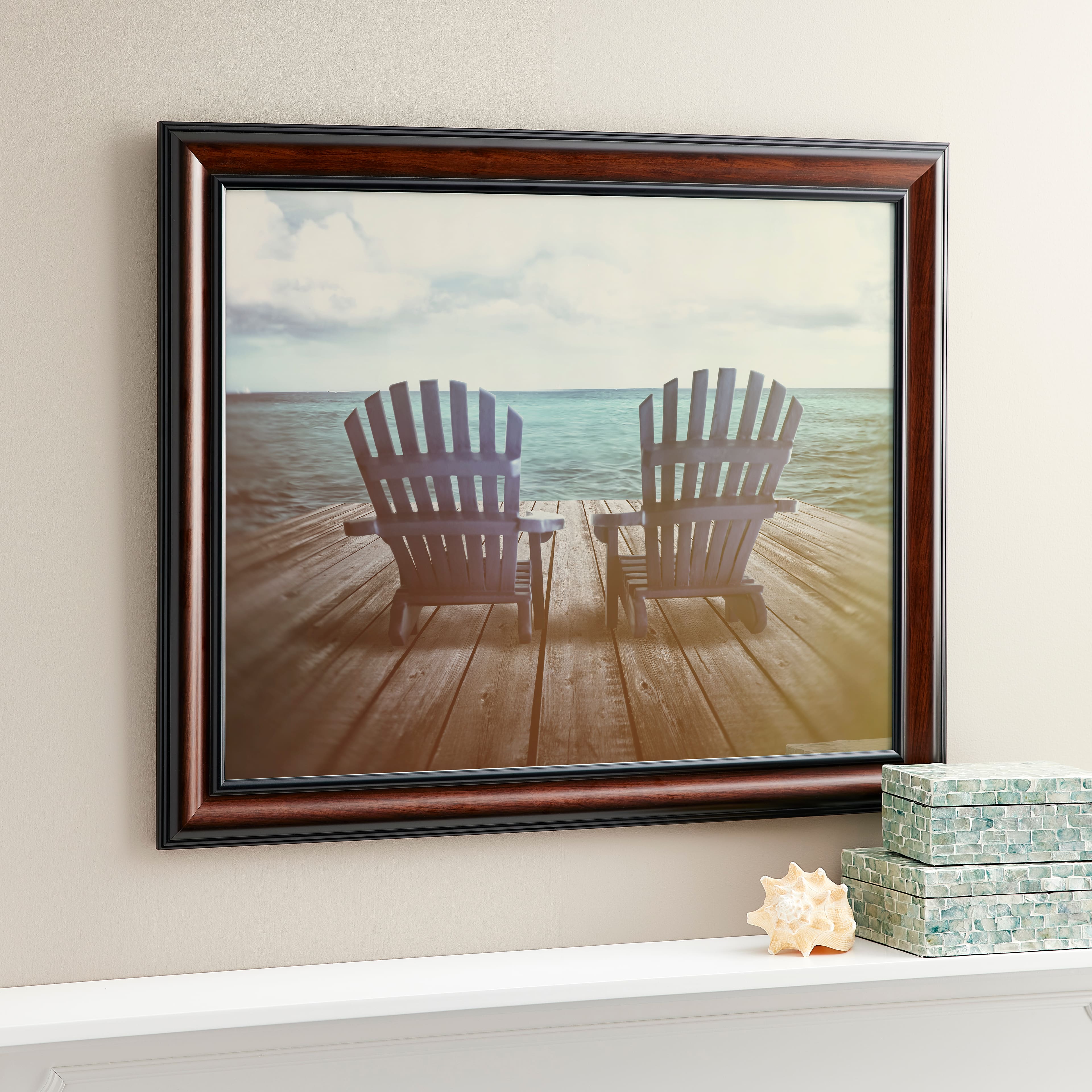 6 Pack: Home Brown & Black Wood Grain Frame by Studio Décor®