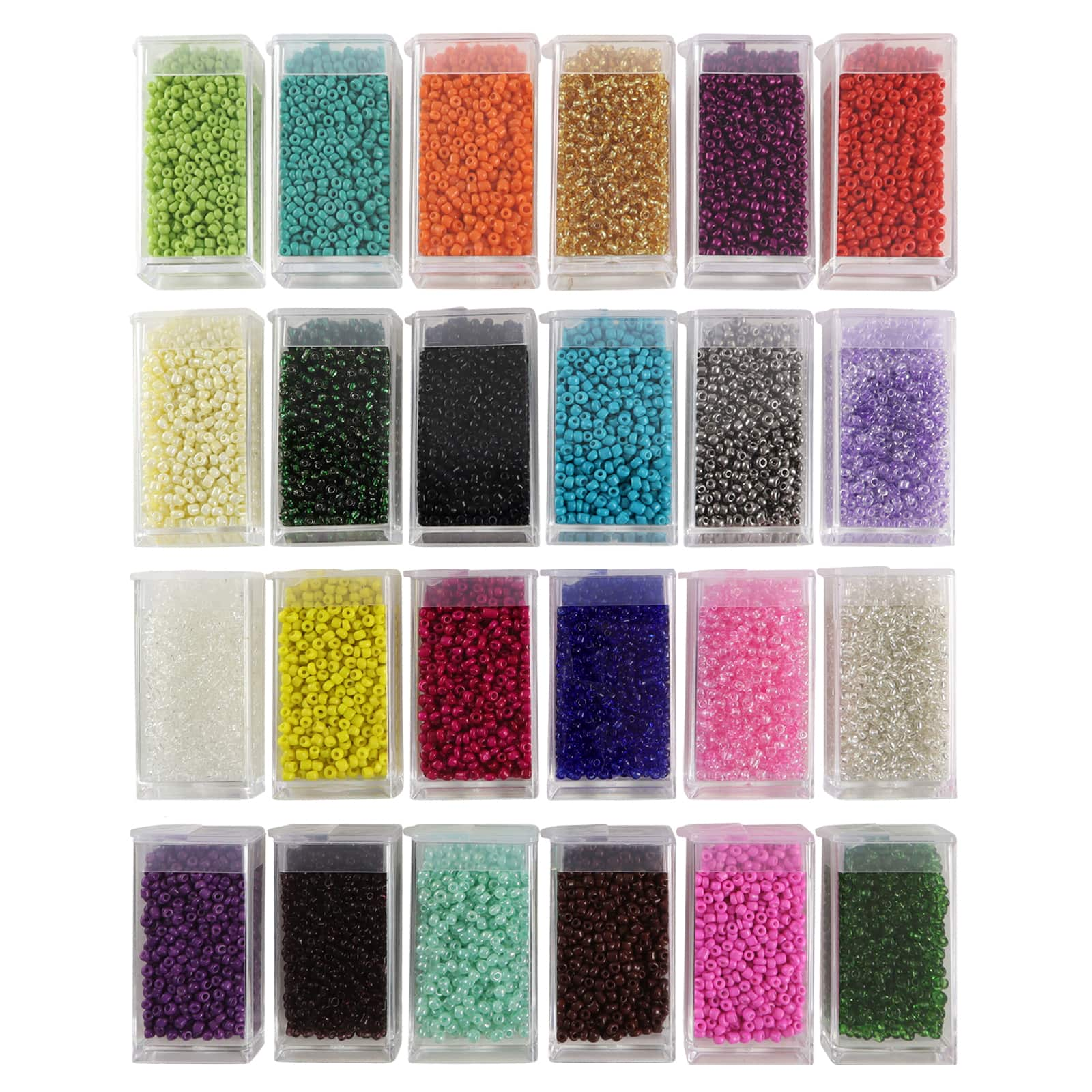 Assorted Glass Seed Beads by Bead Landing&#xAE; 