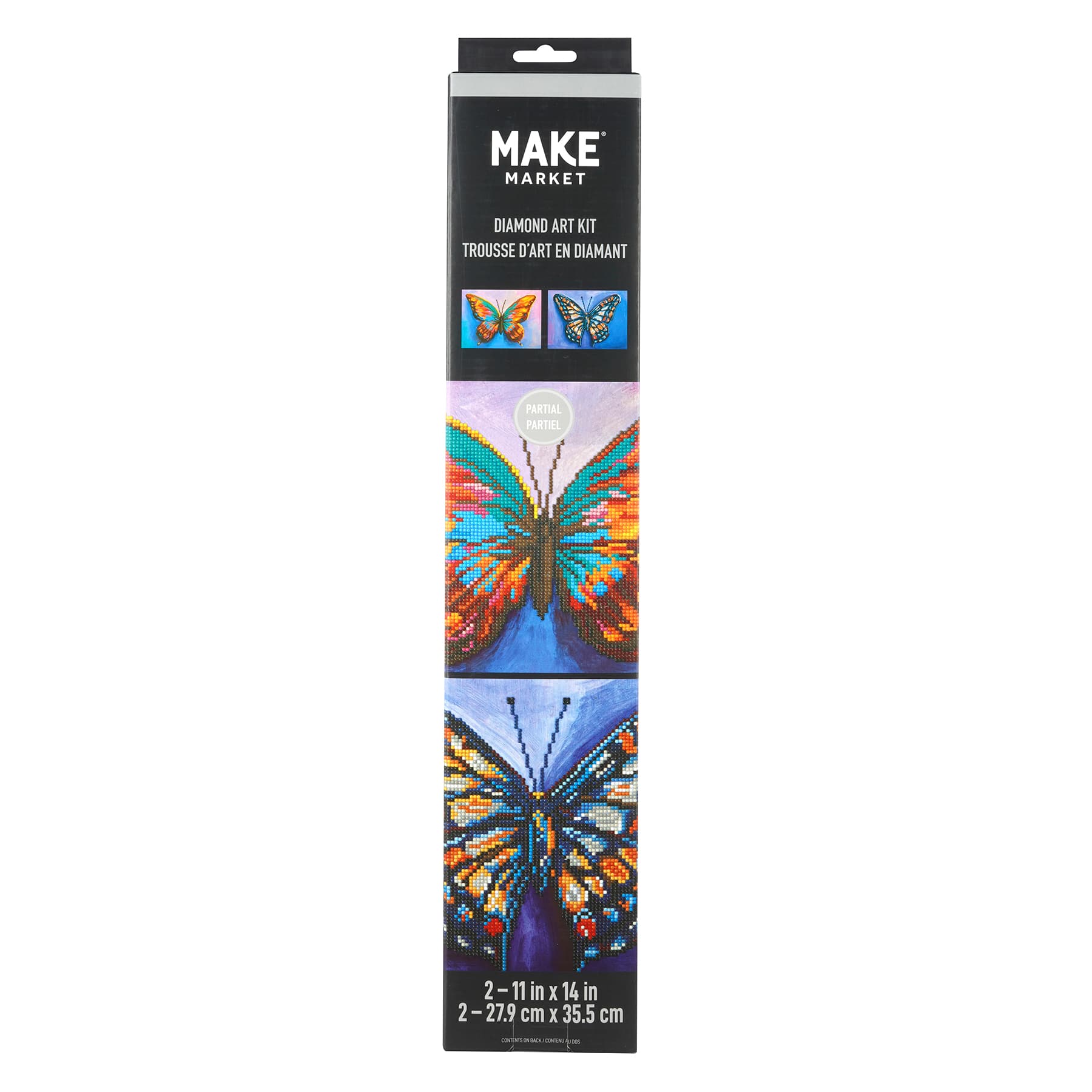 6 Pack: Butterfly Duo Diamond Art Kit by Make Market®