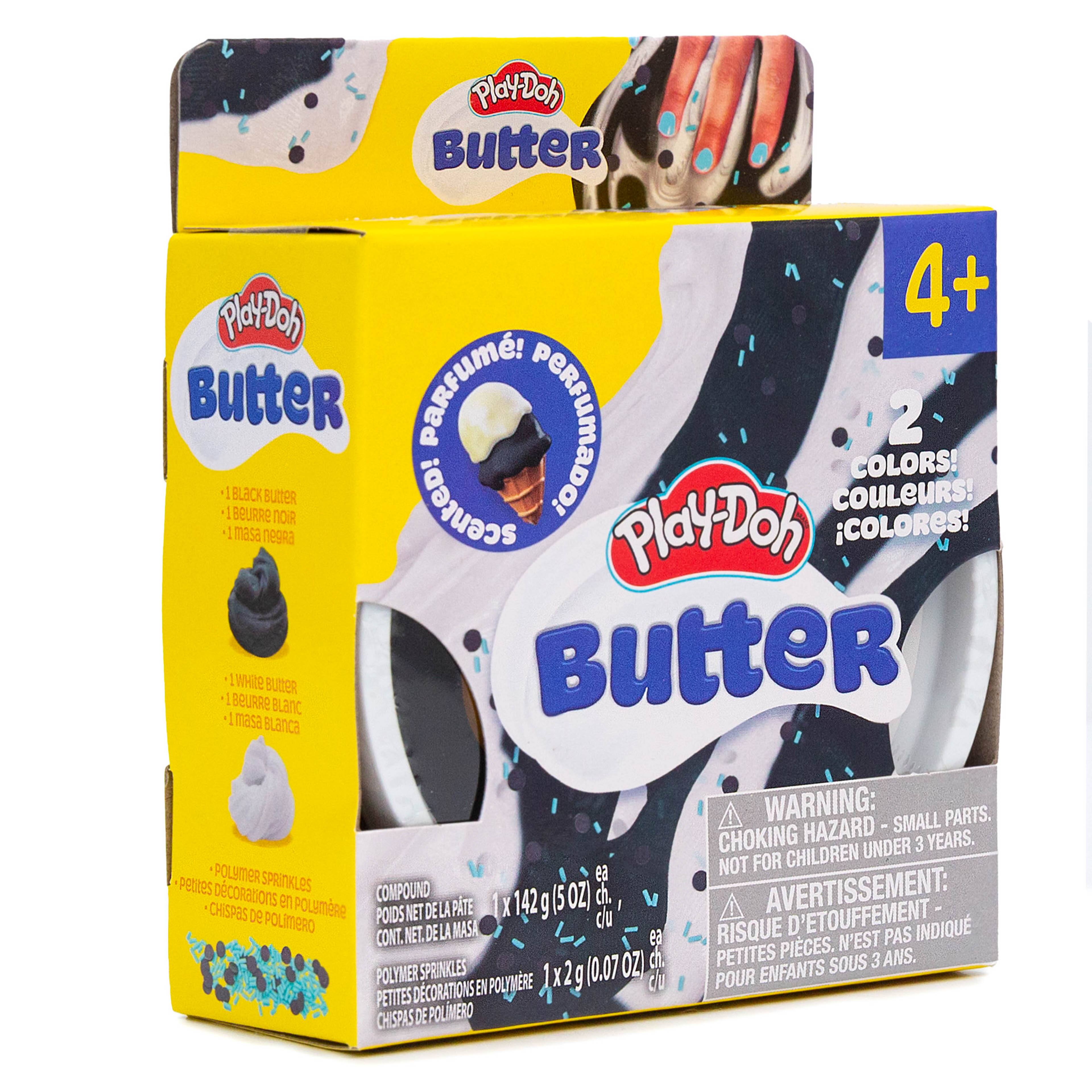 Play-Doh Black &#x26; White Cookies &#x26; Cream Scented Butter Compound