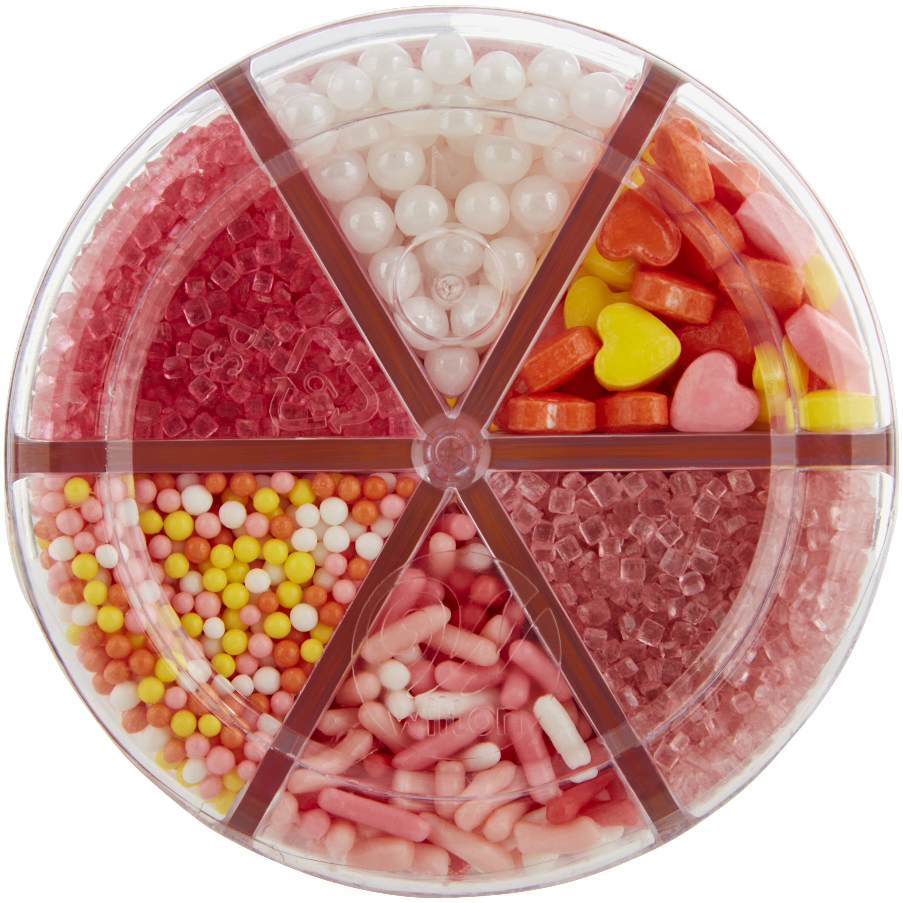 Wilton&#xAE; Primary Pinks 6-Cell Sprinkle Mix