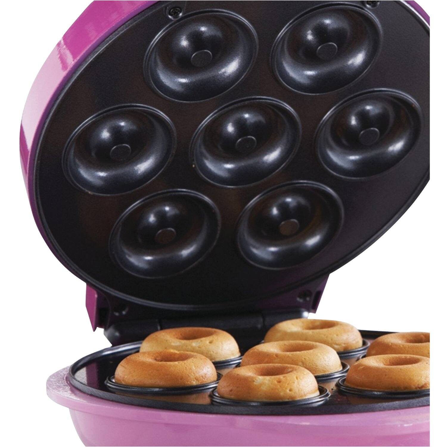 Brentwood Pink Nonstick Mini Donut Maker
