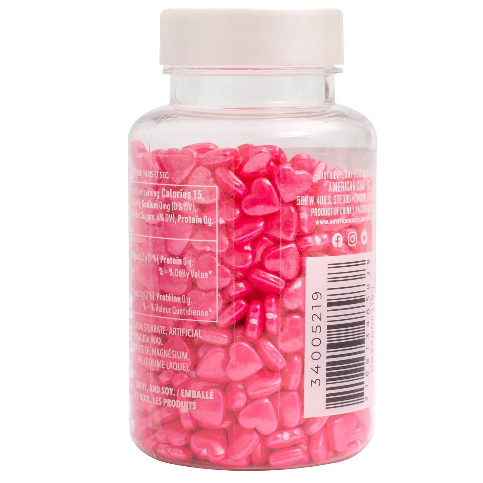 Sweet Tooth Fairy&#xAE; Pink Heart Candy Shapes