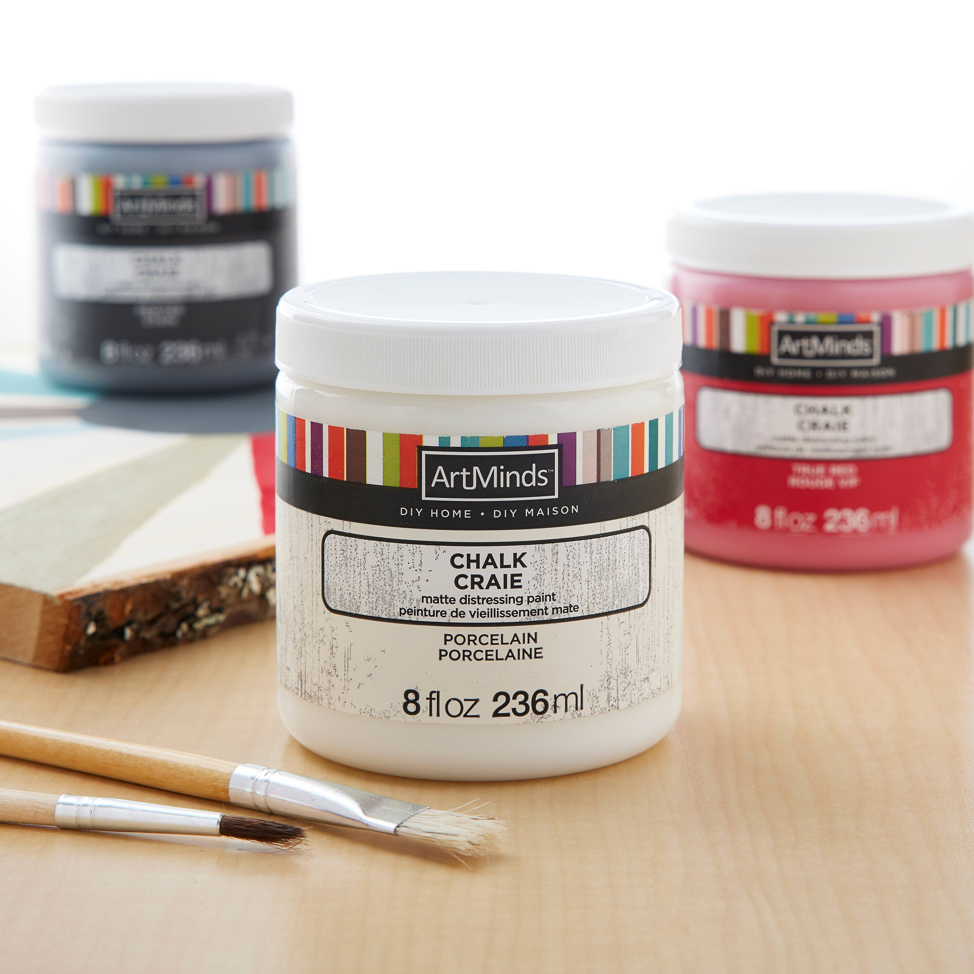 6 Pack: DIY Home Chalk Distressing Paint by ArtMinds&#x2122;, 8oz.