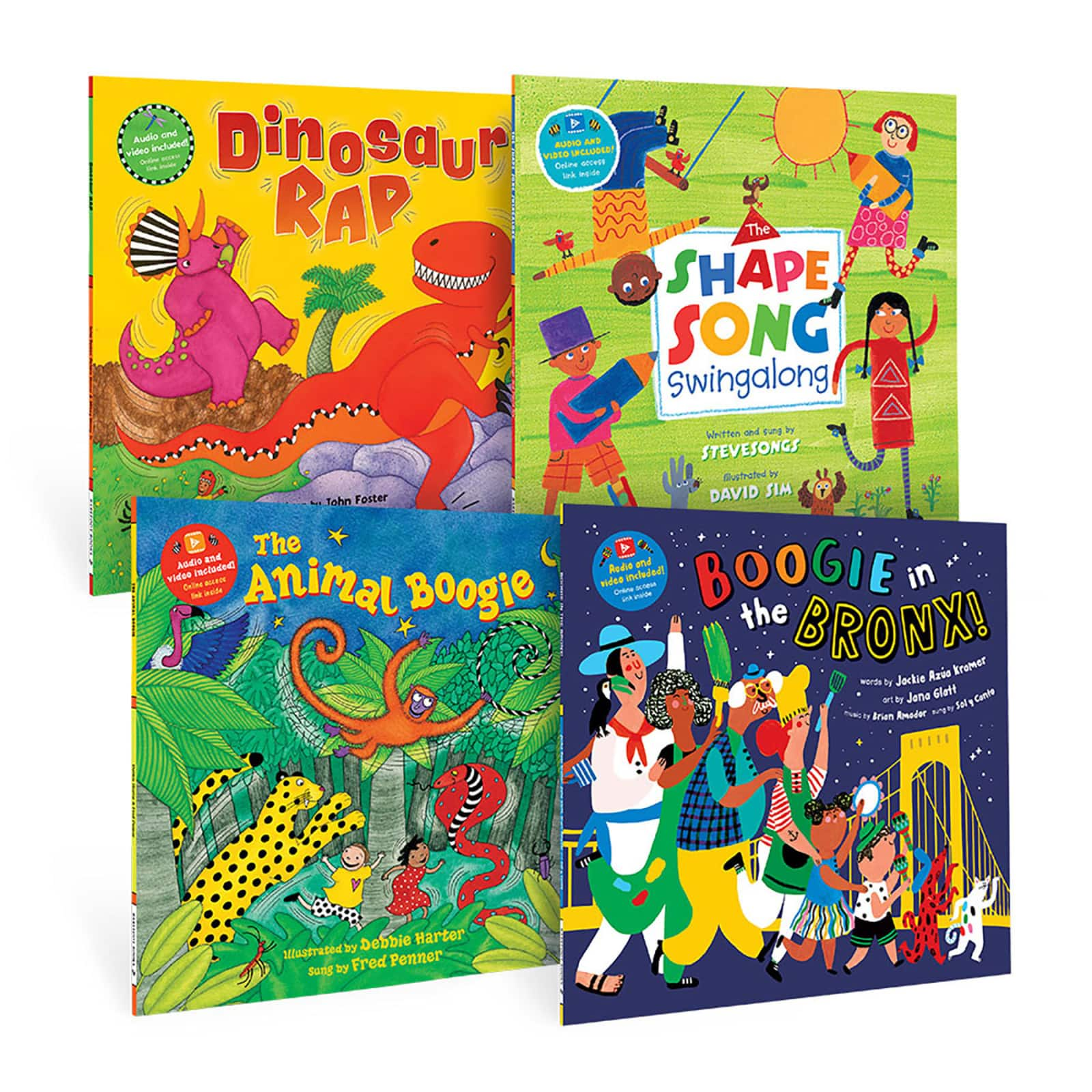 Barefoot Books Pre-K Boogie Time Singalongs Book Set