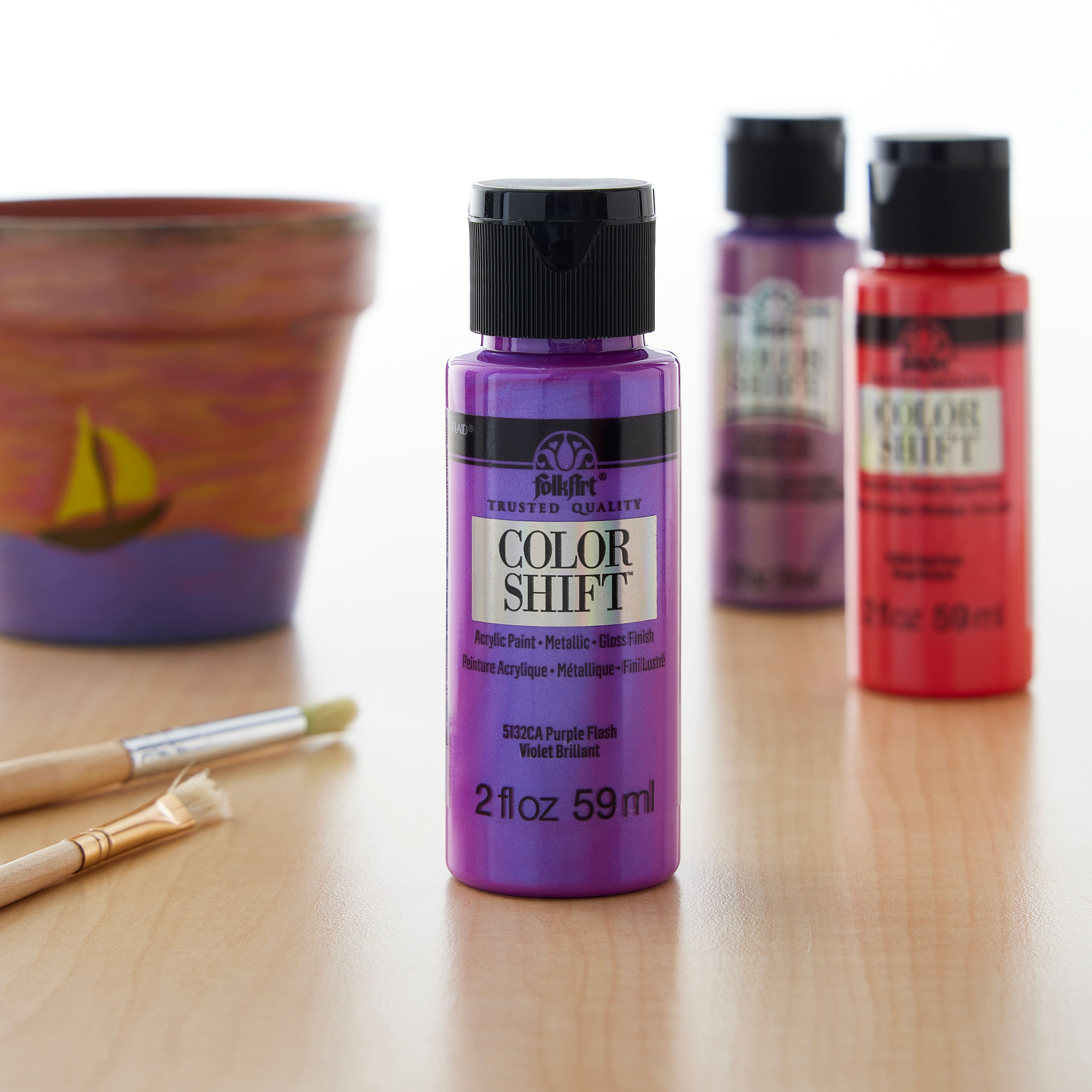 FolkArt® Color Shift™ Gloss Finish Metallic Acrylic Paint