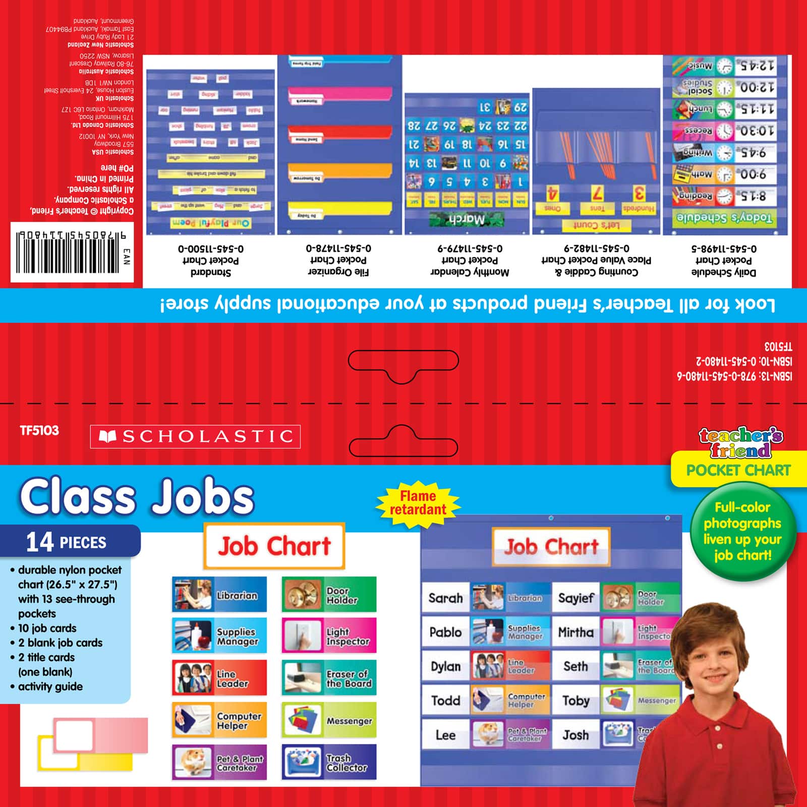 Scholastic Word Wall Pocket Chart