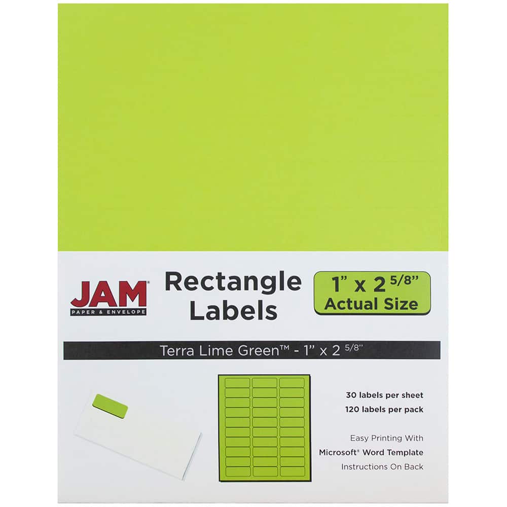 JAM Paper Circular Seal &#x26; Rectangular Mailing Address Label Combo Set