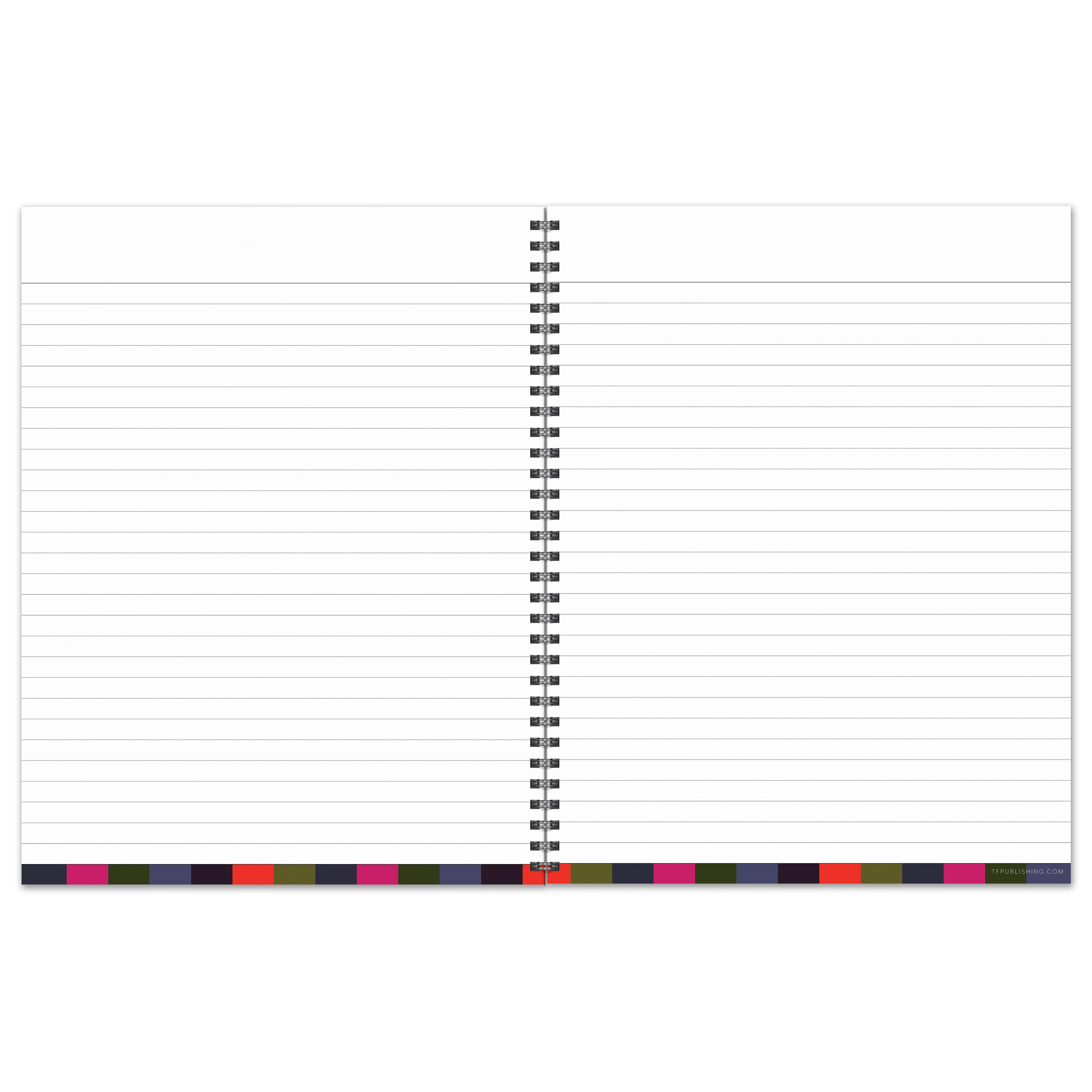 TF Publishing Large Painted Bold Undated Spiral Planner