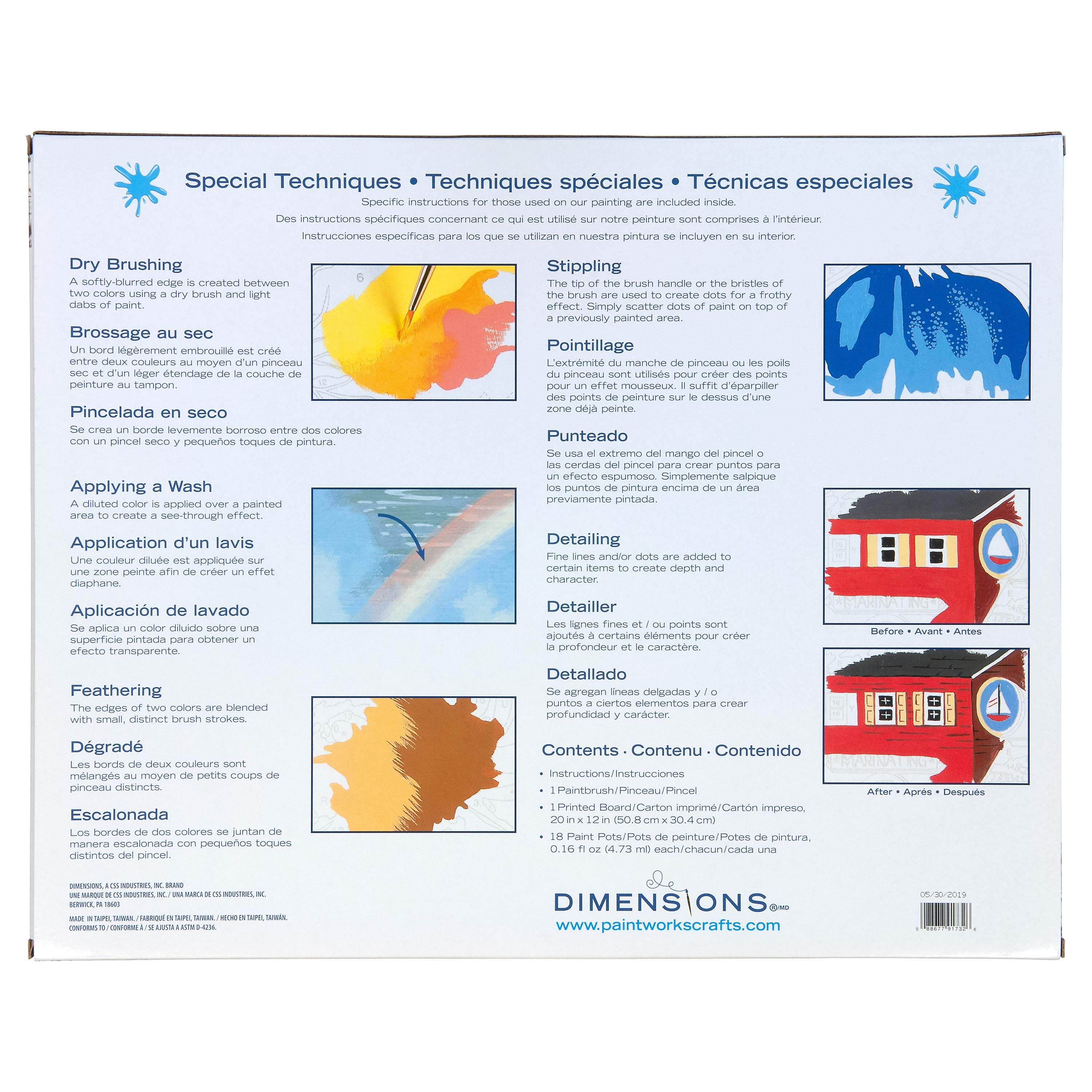 Dimensions&#xAE; PaintWorks&#x2122; Thames View Paint-by-Number Kit