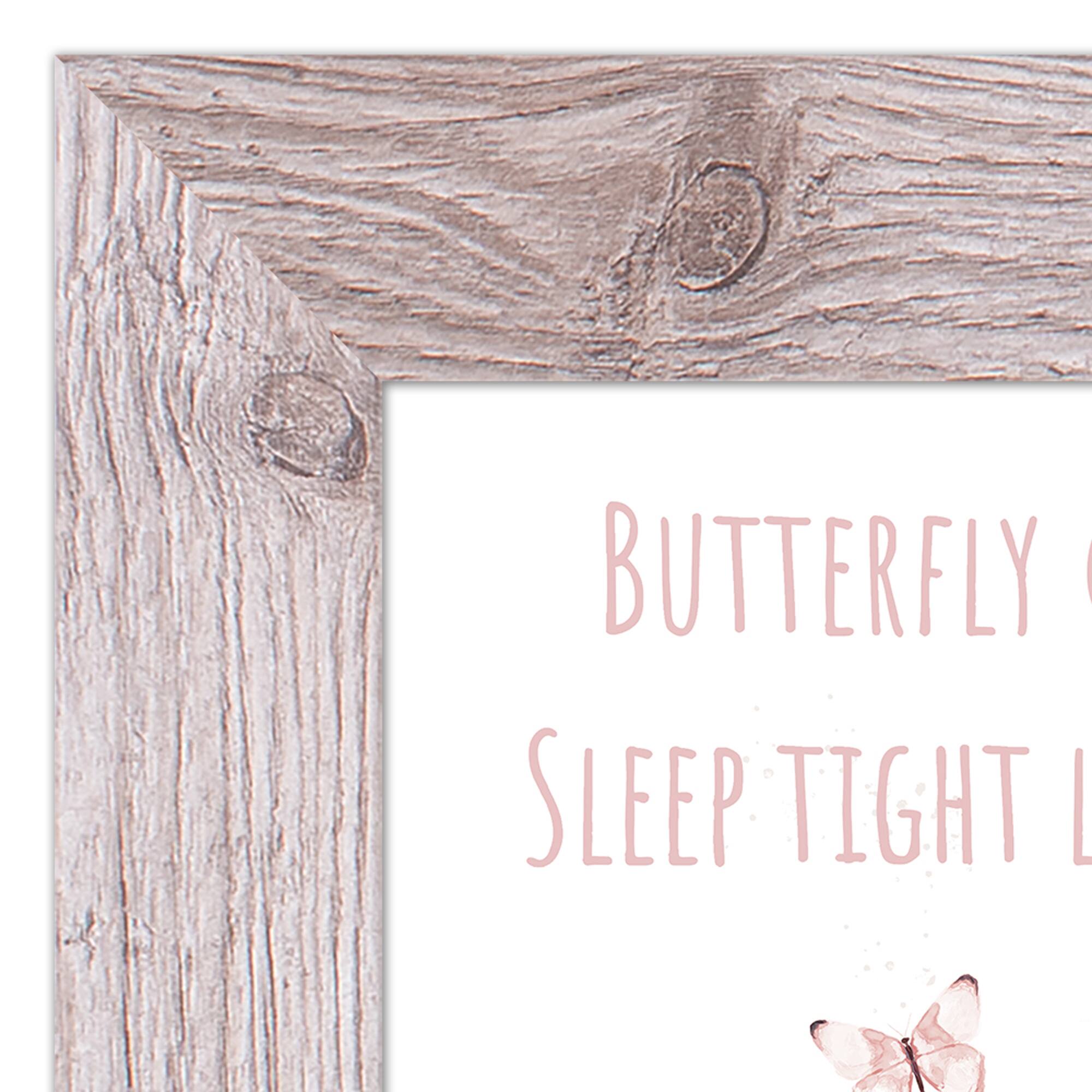 Butterfly Kisses & Ladybug Hugs Western 14" x 11" Framed Print