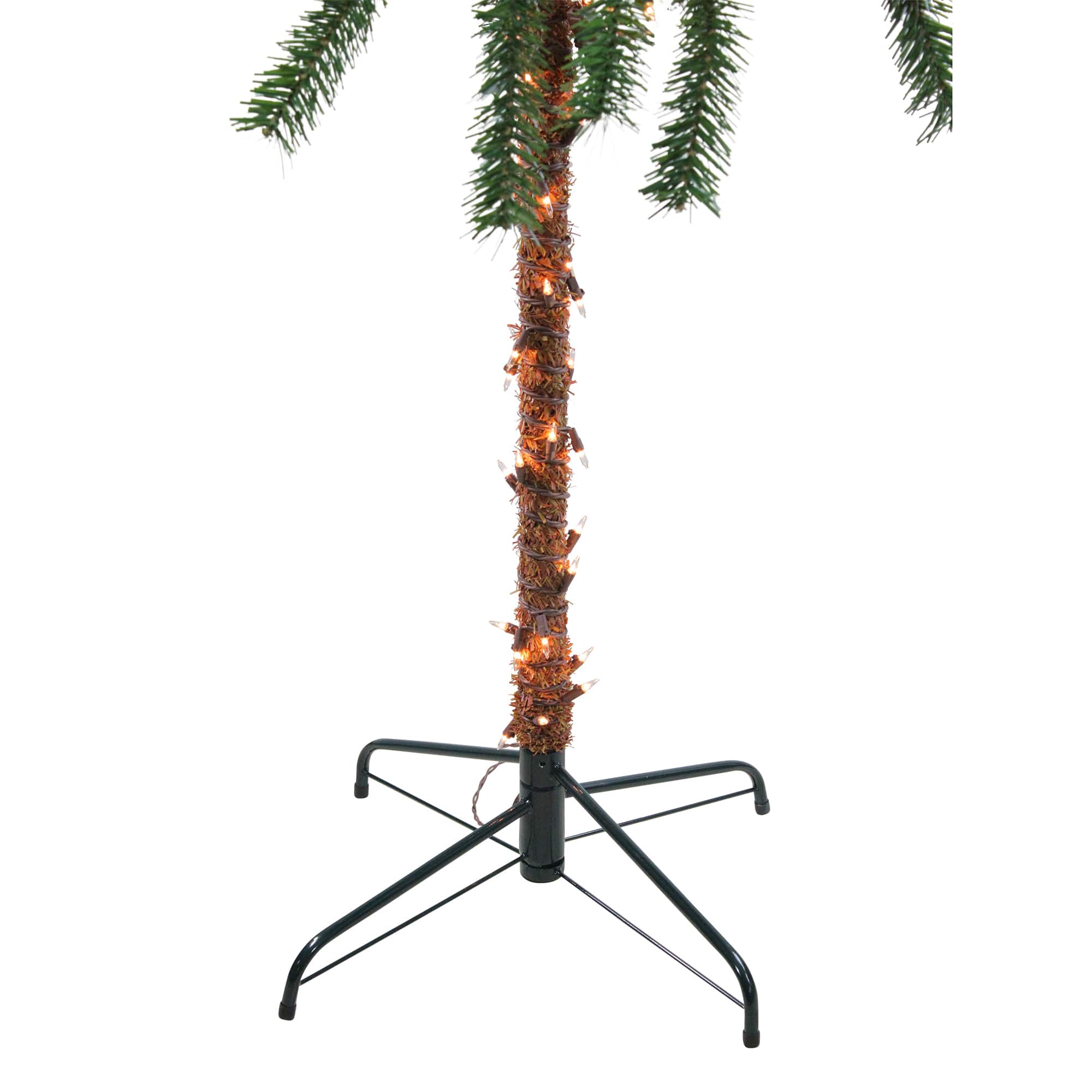 6ft. Pre-Lit Tropical Outdoor Palm Tree