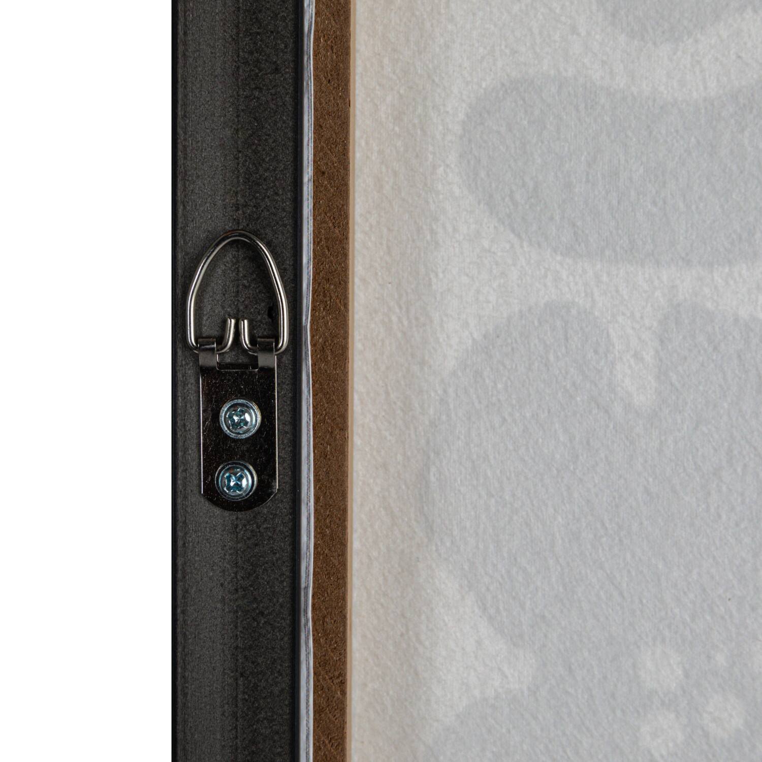 Hello Honey® 36.5" Black & Cream Flowers Framed Wall Decoration