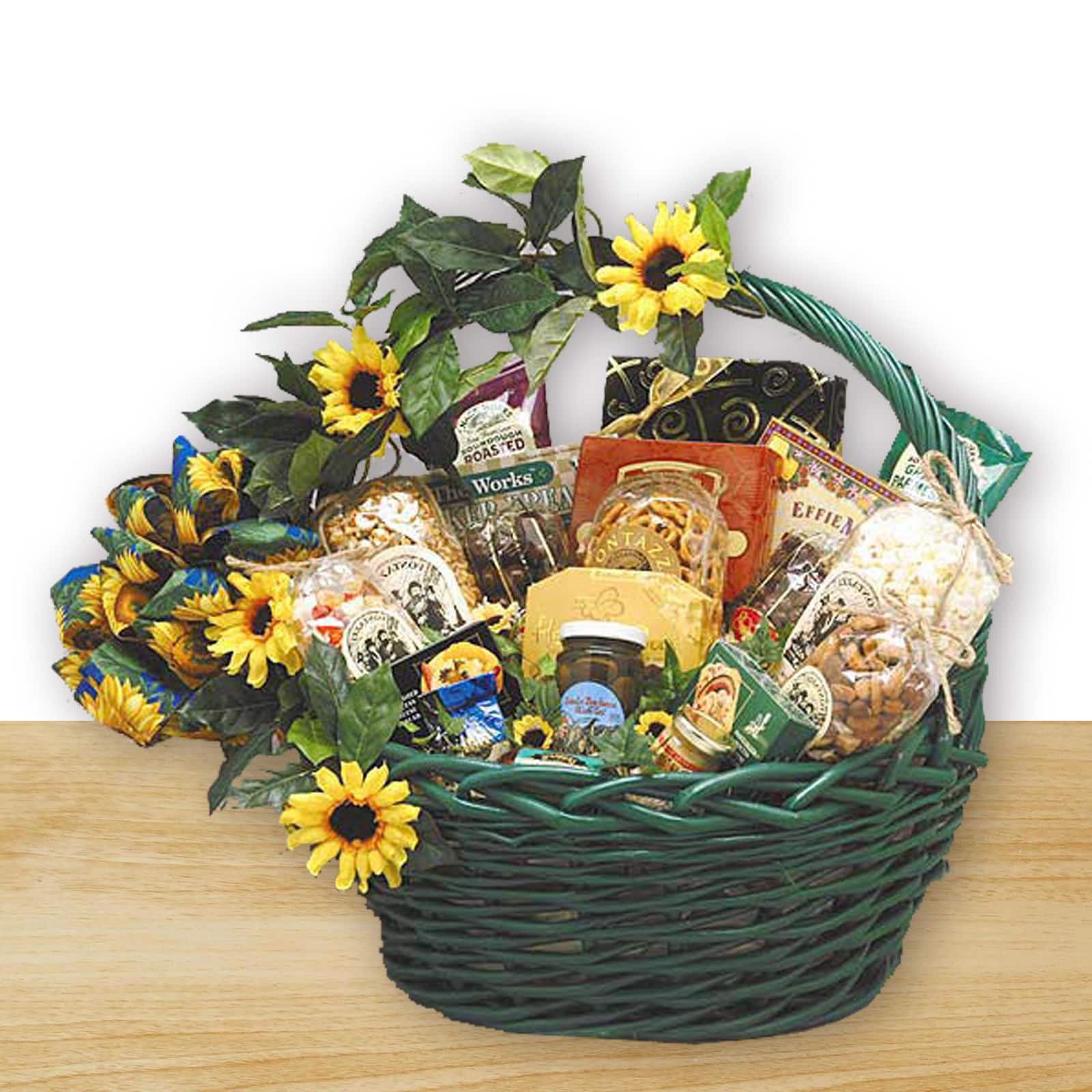 Sunflower Treats Deluxe Gift Basket