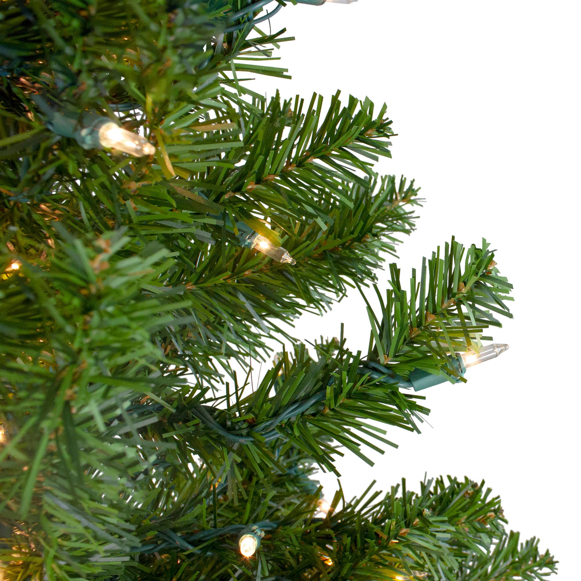 6ft. Pre-Lit Canadian Pine Artificial Christmas Tree, Clear Lights