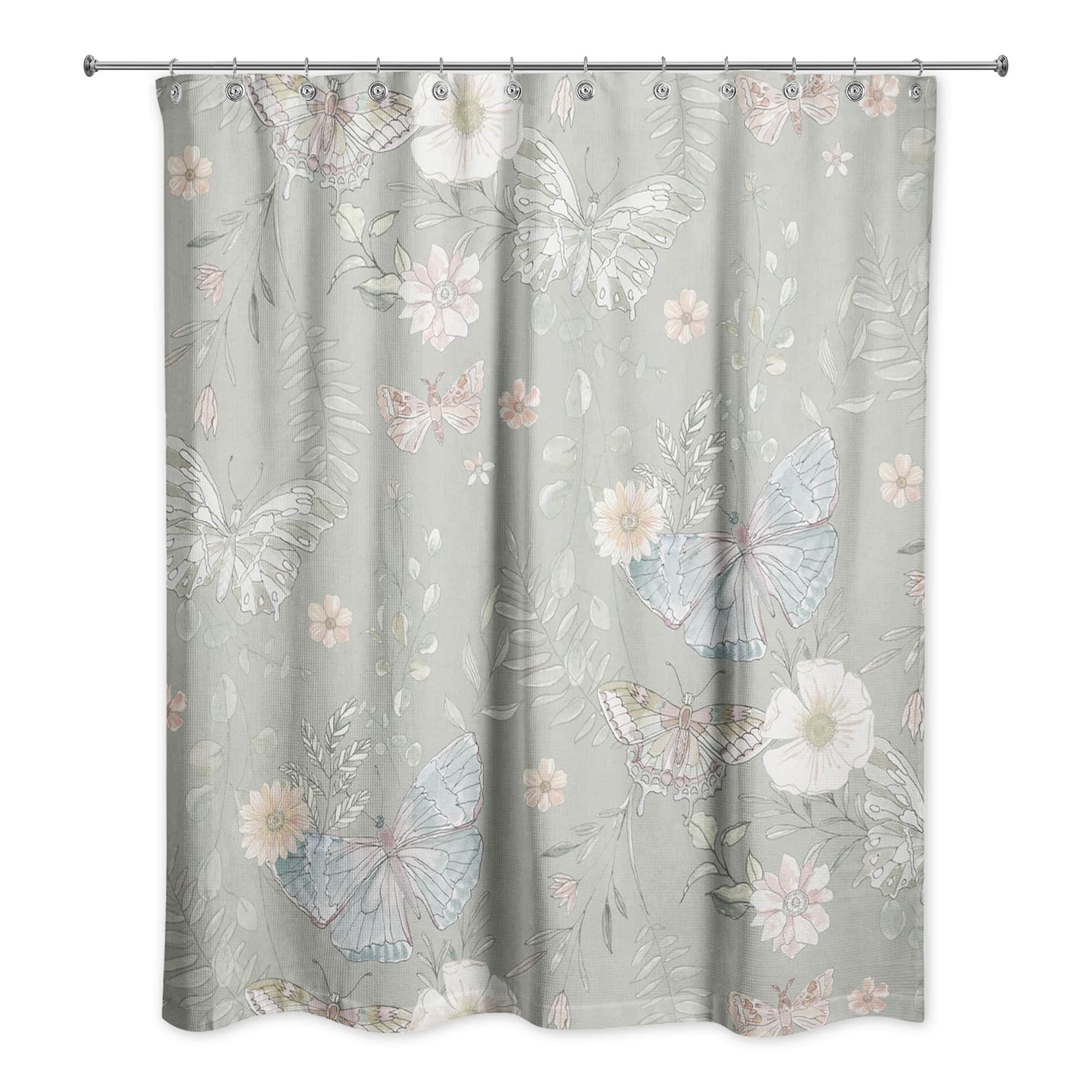 Butterflies Shower Curtain