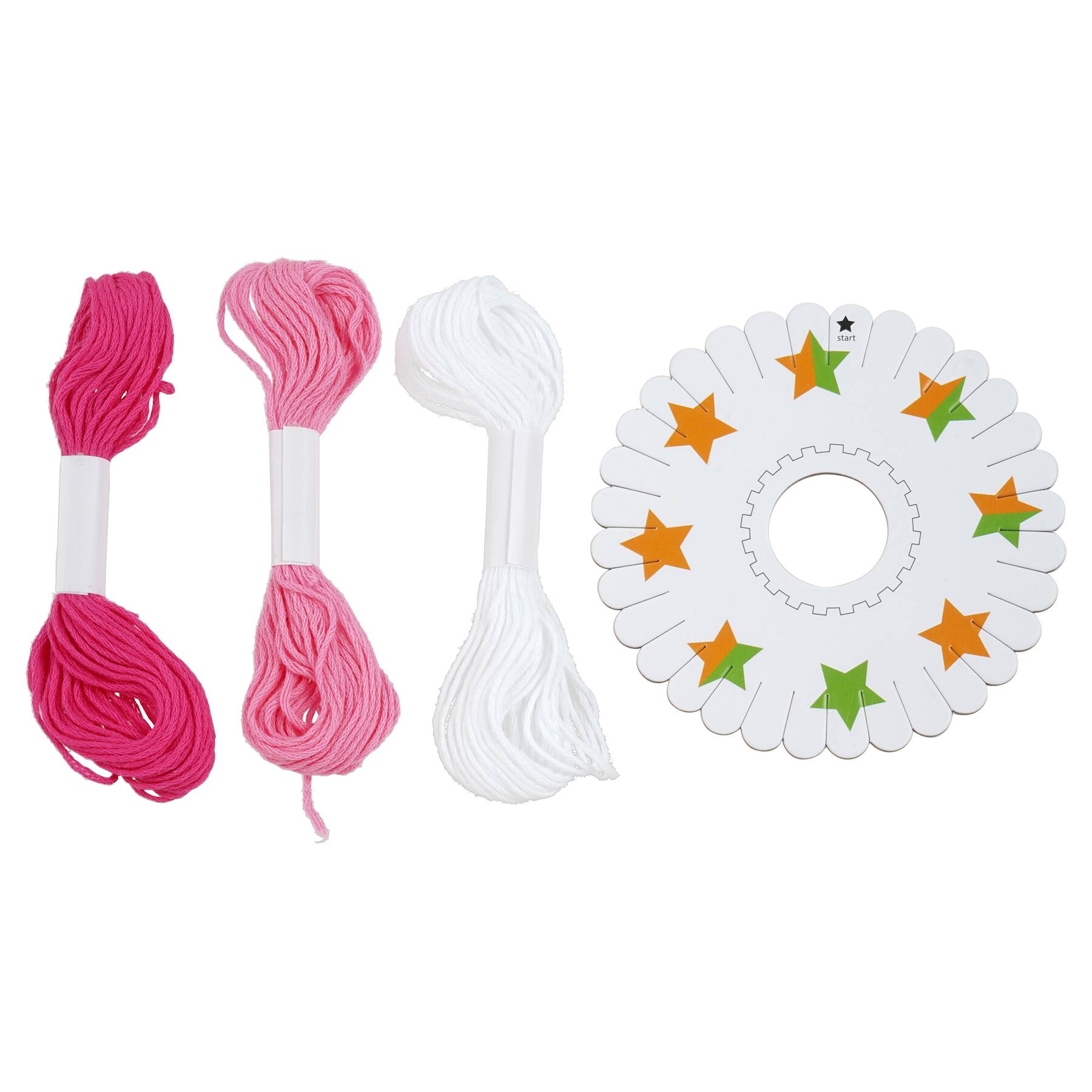 12 Pack: Assorted Pinks Floss Friendship Bracelet Kit by Creatology™