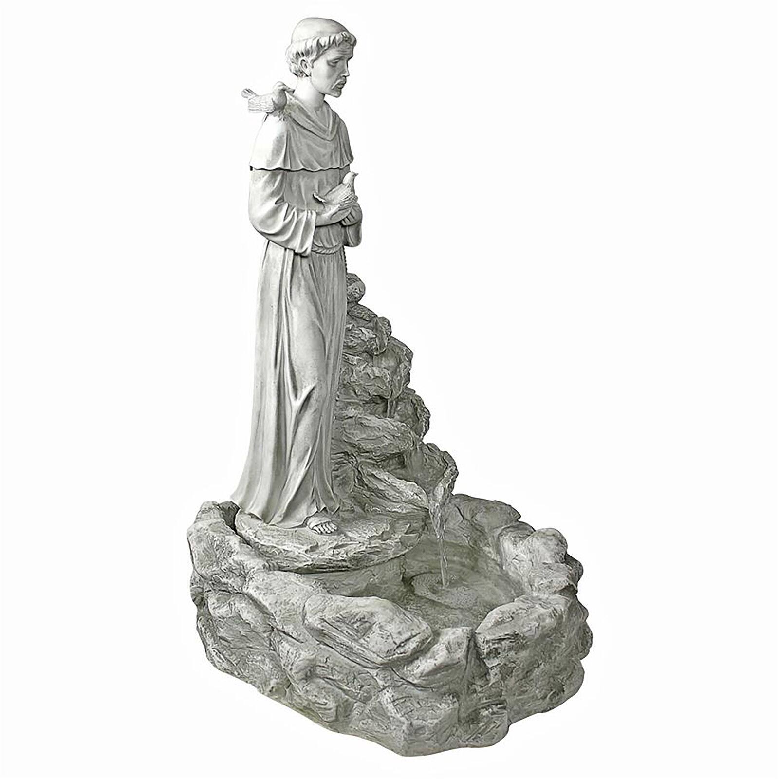 Nature&#x27;s Blessed Prayer St. Francis Sculptural Fountain