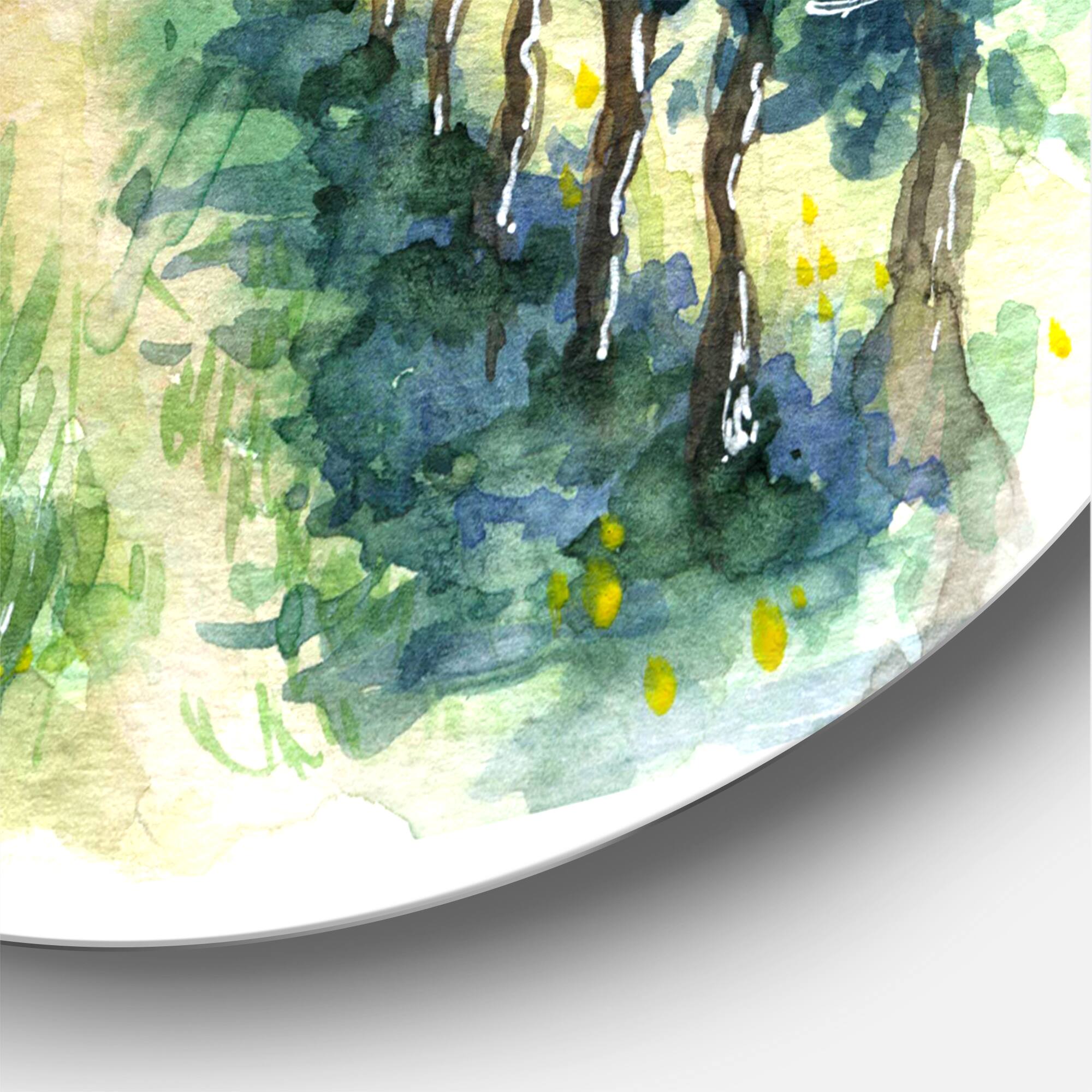 Designart - Rural Scene Vineyard Road