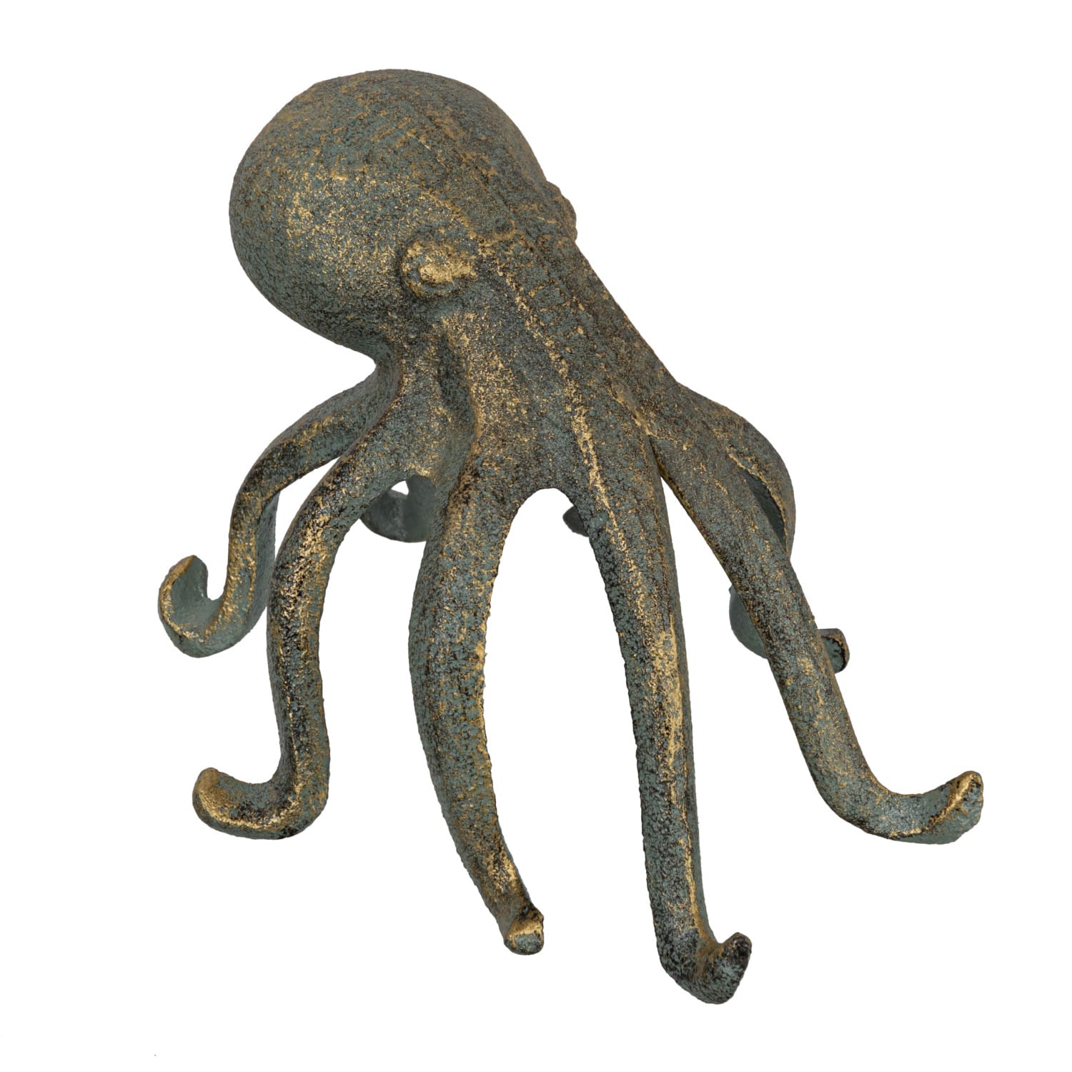 Hello Honey® 6" Patina Finish Octopus Figurine Phone & Tablet Holder