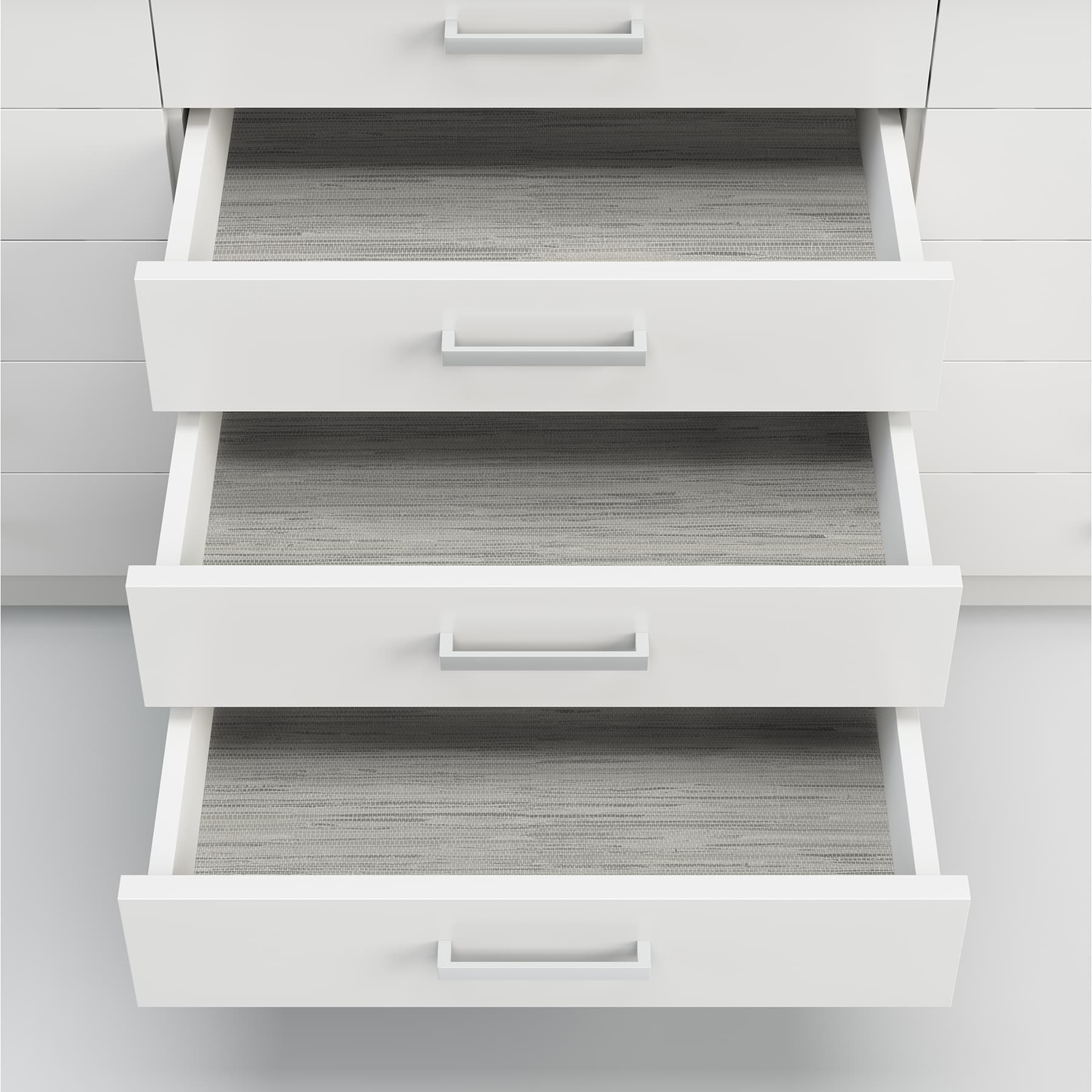 InHome Avery Weave Gray Peel & Stick Wallpaper