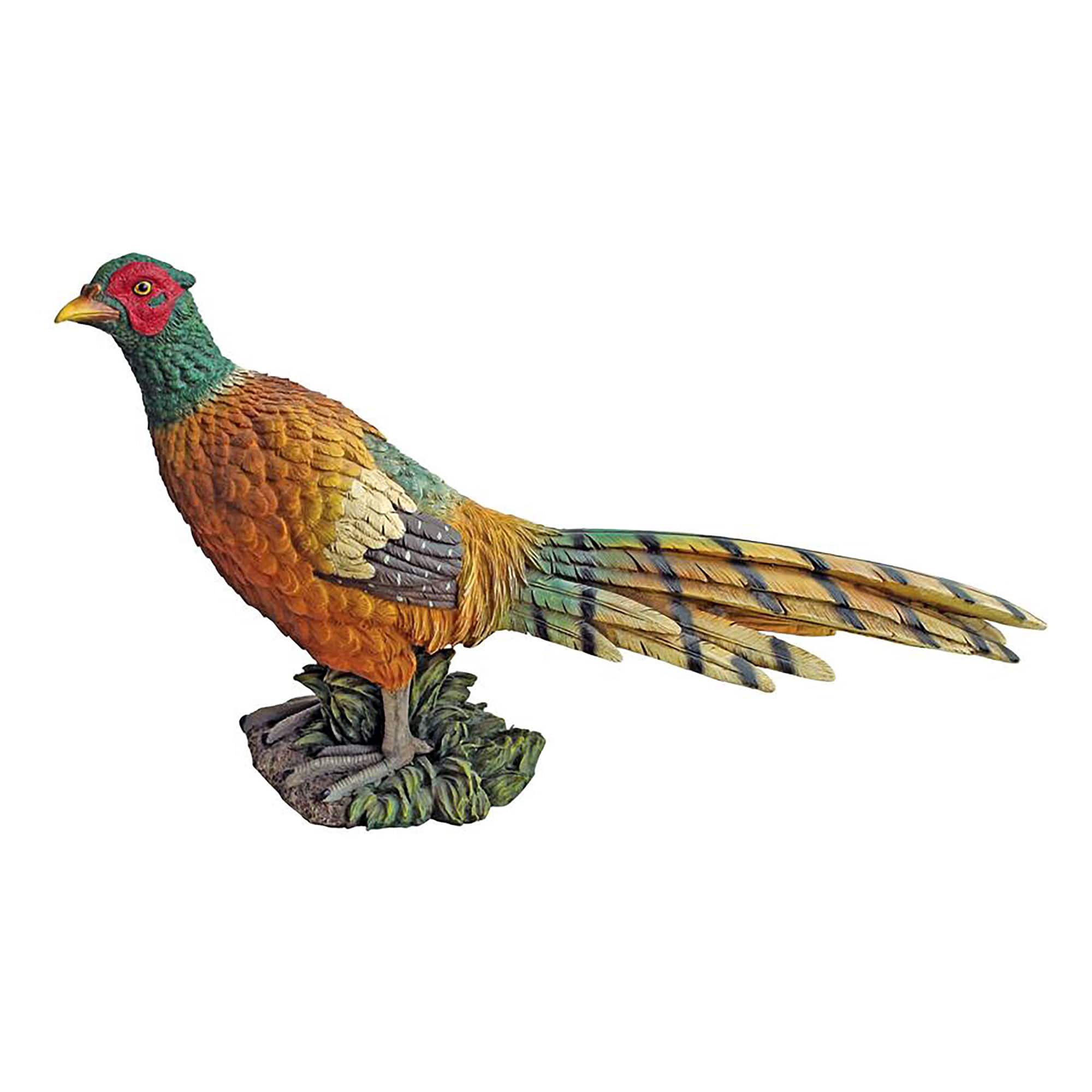 Design Toscano 11&#x22; Standing Pheasant Game Bird Statue