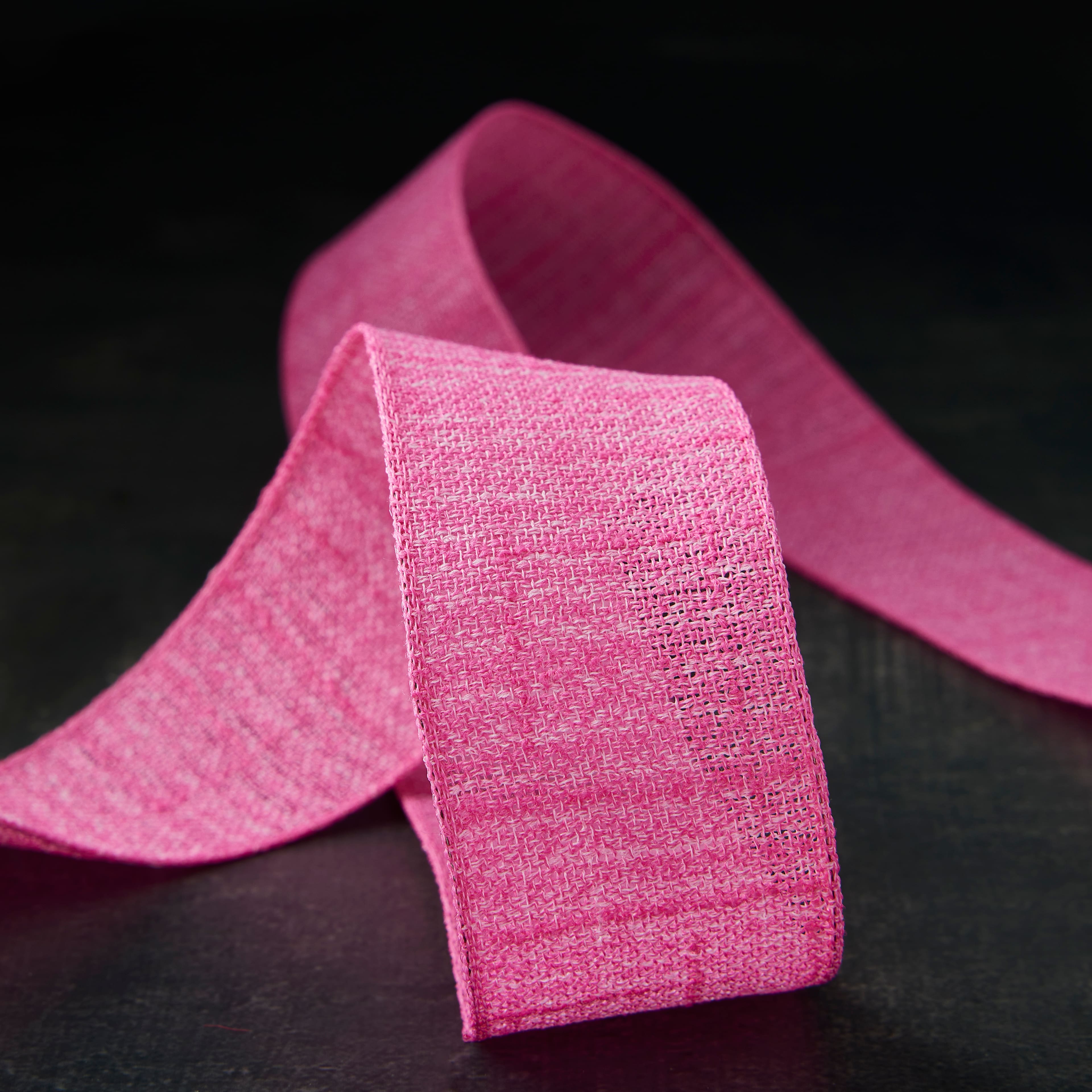 12 Pack: 1.5" x 3yd. Linen Wired Ribbon by Celebrate It™