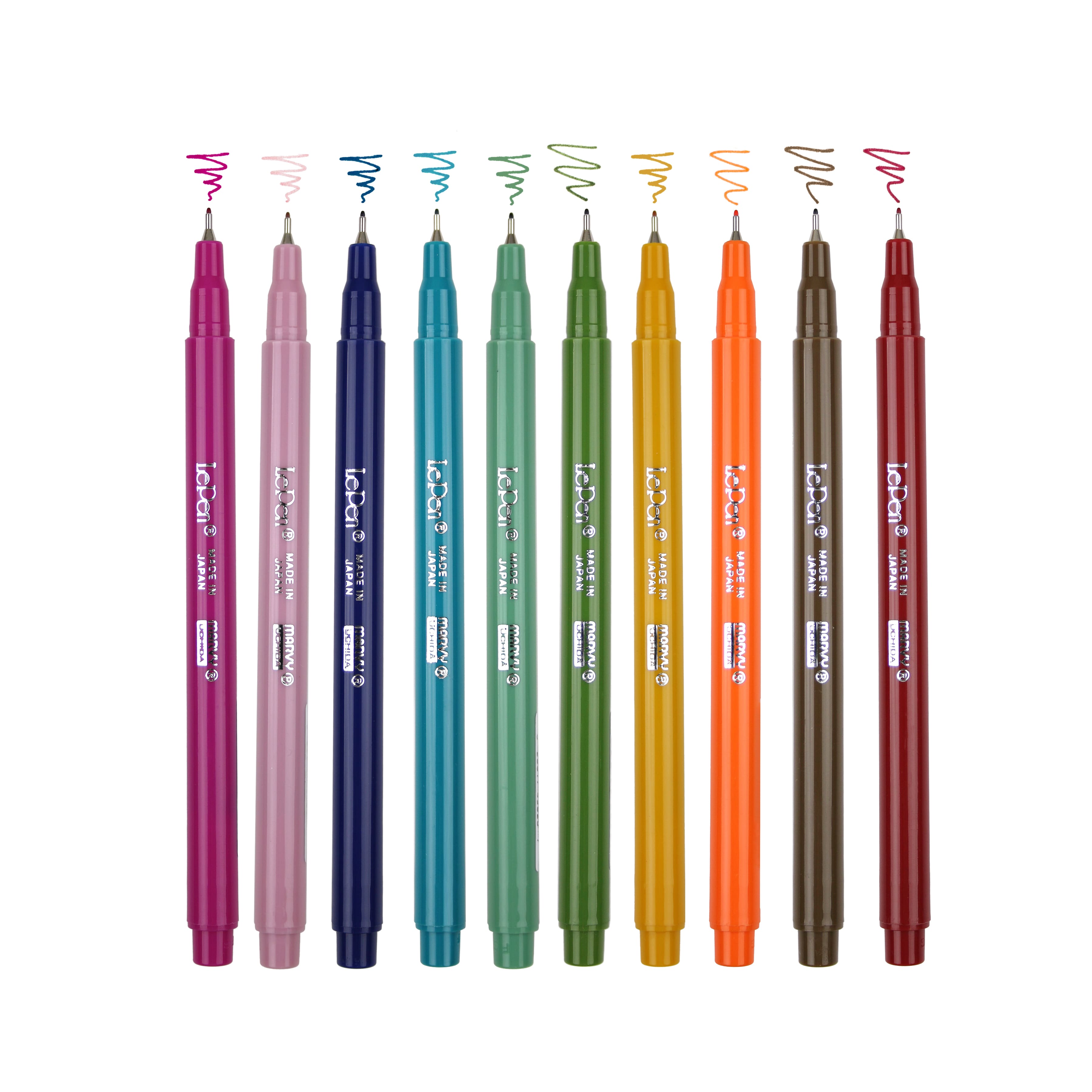 Marvy&#xAE; Uchida LePen&#xAE; Extra Fine 10 Color Retro Pen Set