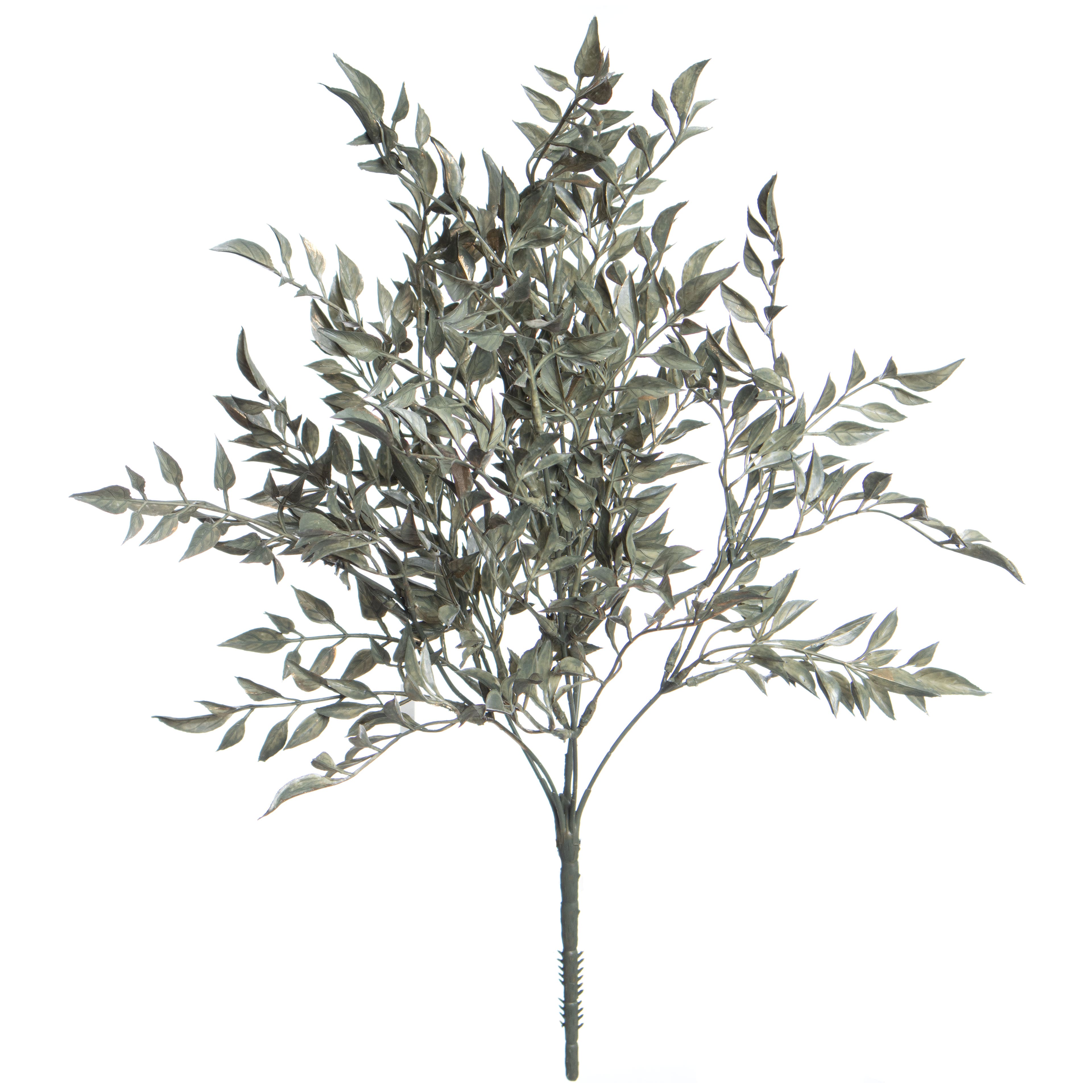 20.5&#x22; Gray Ruscus Deluxe Bush by Ashland&#xAE;