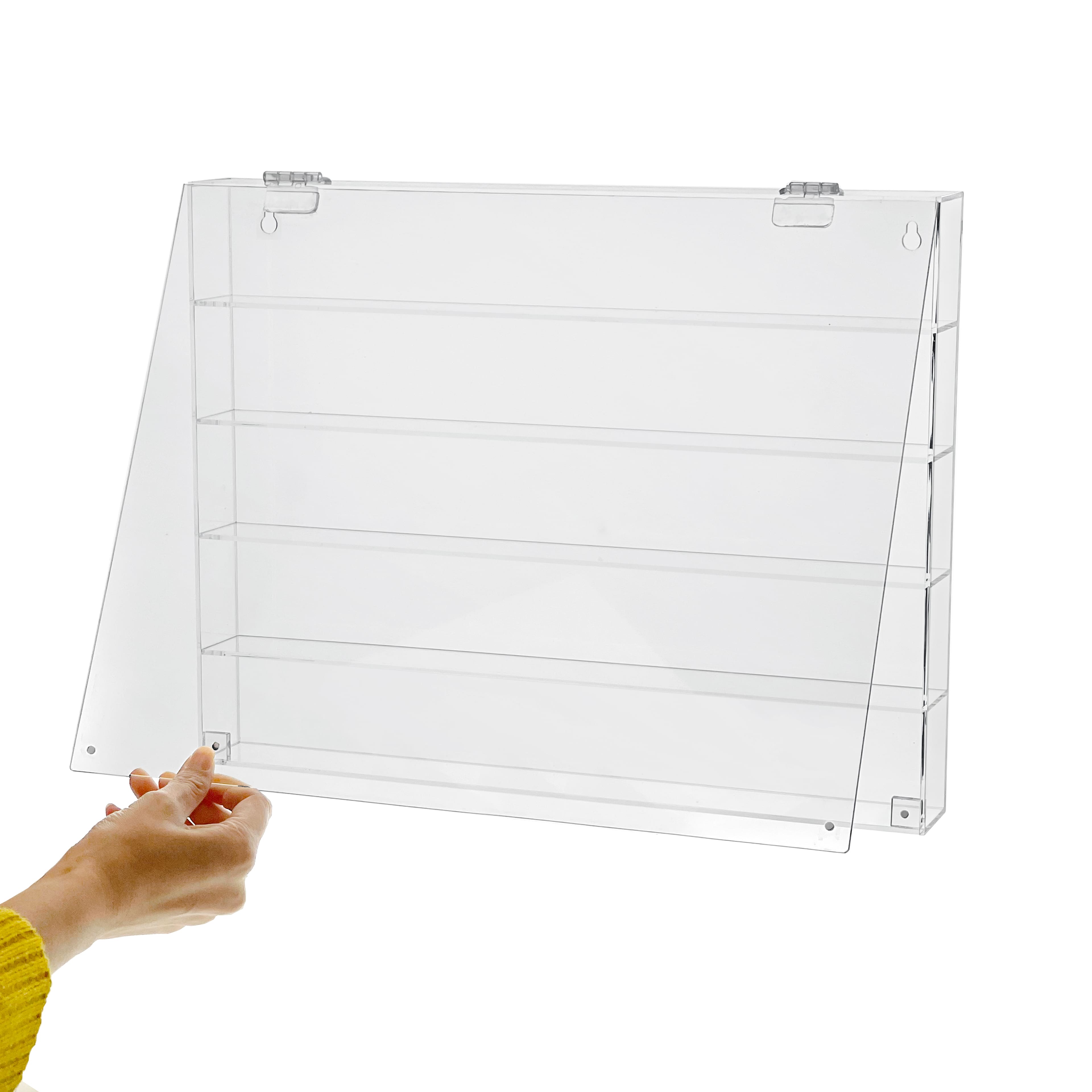 Clear Front Loading Mini Figure Shadow Box with Shelves by Studio D&#xE9;cor&#xAE;