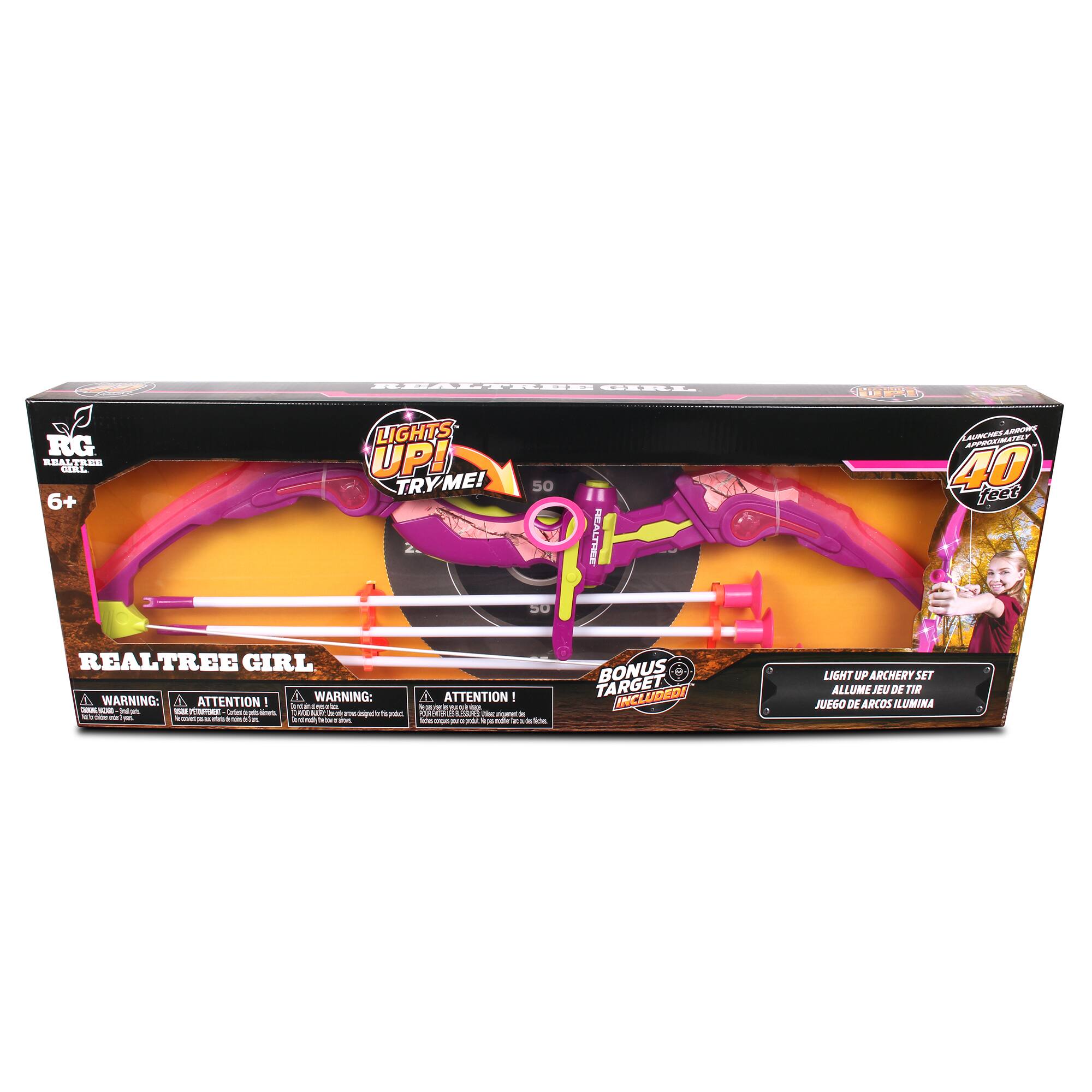 RealTree Girl&#xAE; Pink Light-Up Archery Set