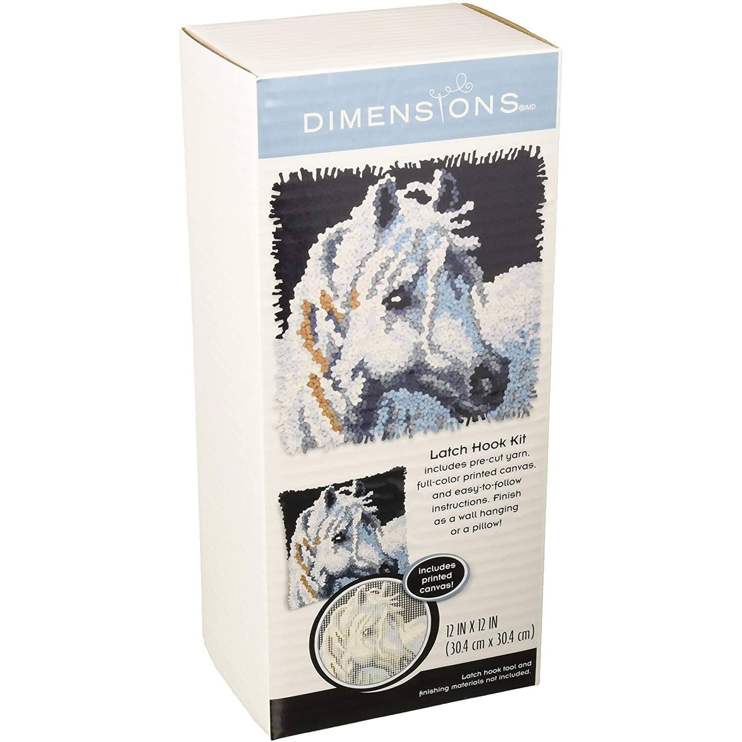 Dimensions® Latch Hook Kit, White Horse Michaels