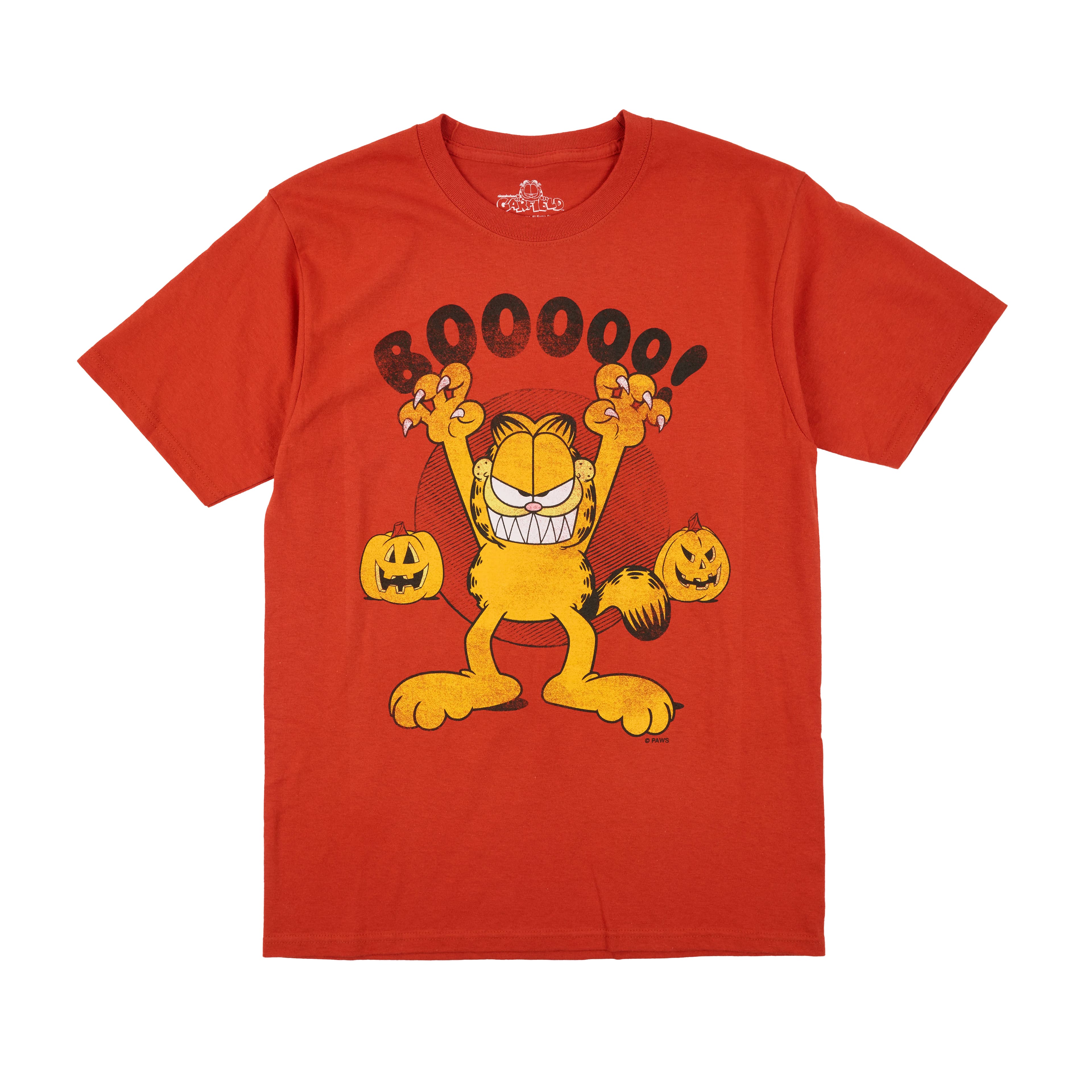 Garfield™ Orange Booooo! Adult Crew Neck T-Shirt