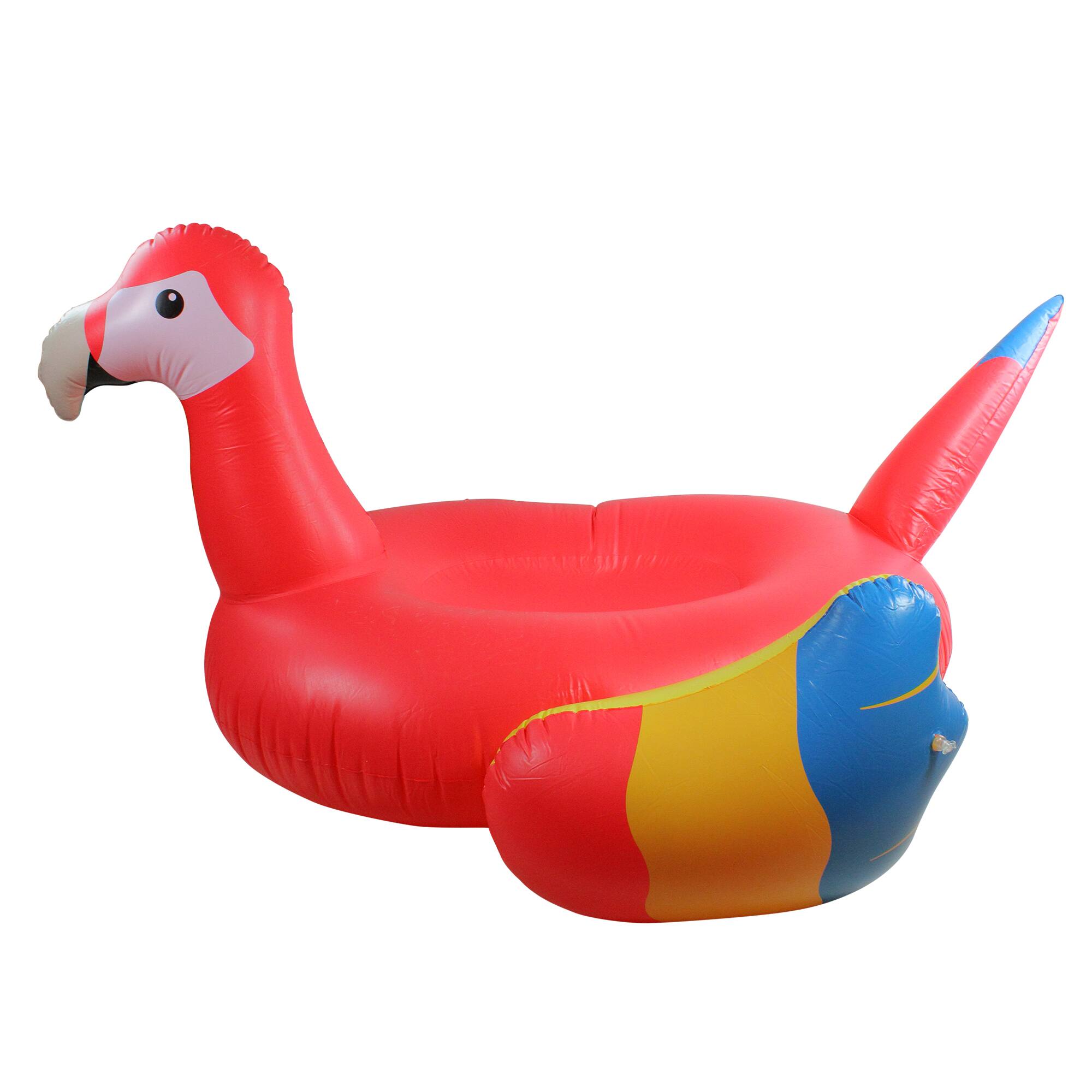 Swimline Red Inflatable Macaw Pool Raft