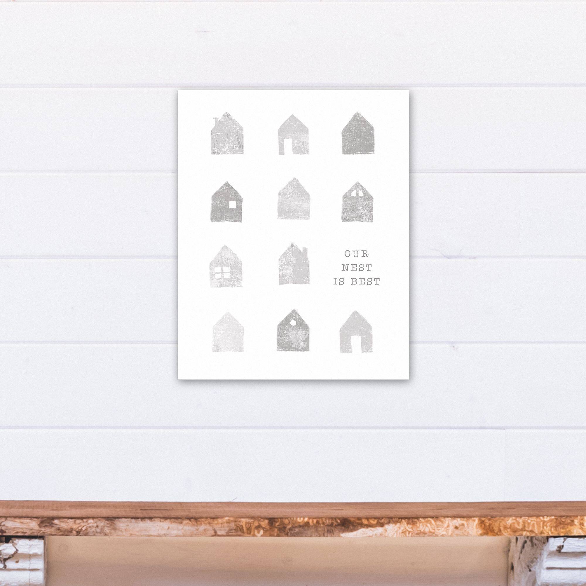 Our Nest Is Best 16" x 20" Canvas Wall Art