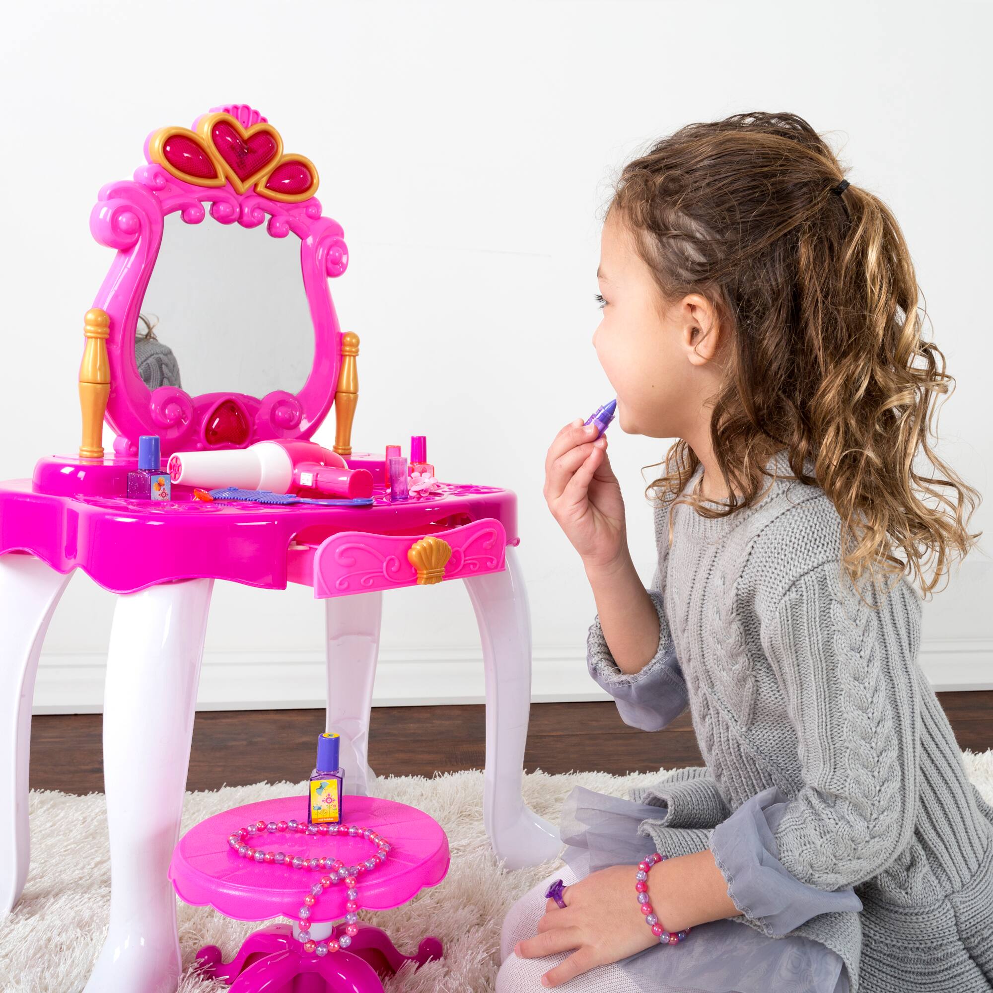 Toy Time Pretend Play Princess Vanity Toy Set