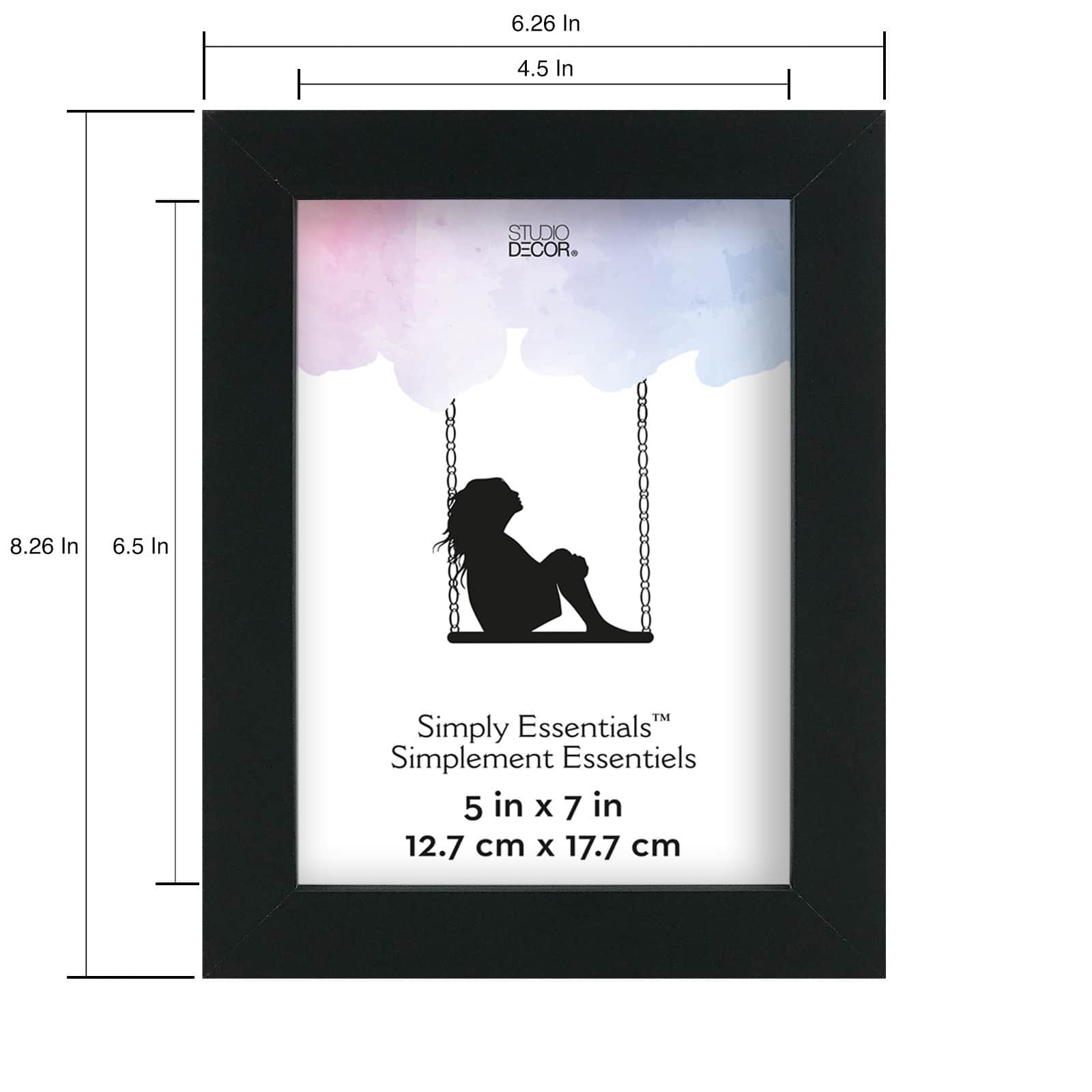 12 Pack: Black Linear Frame, Simply Essentials™ by Studio Décor®