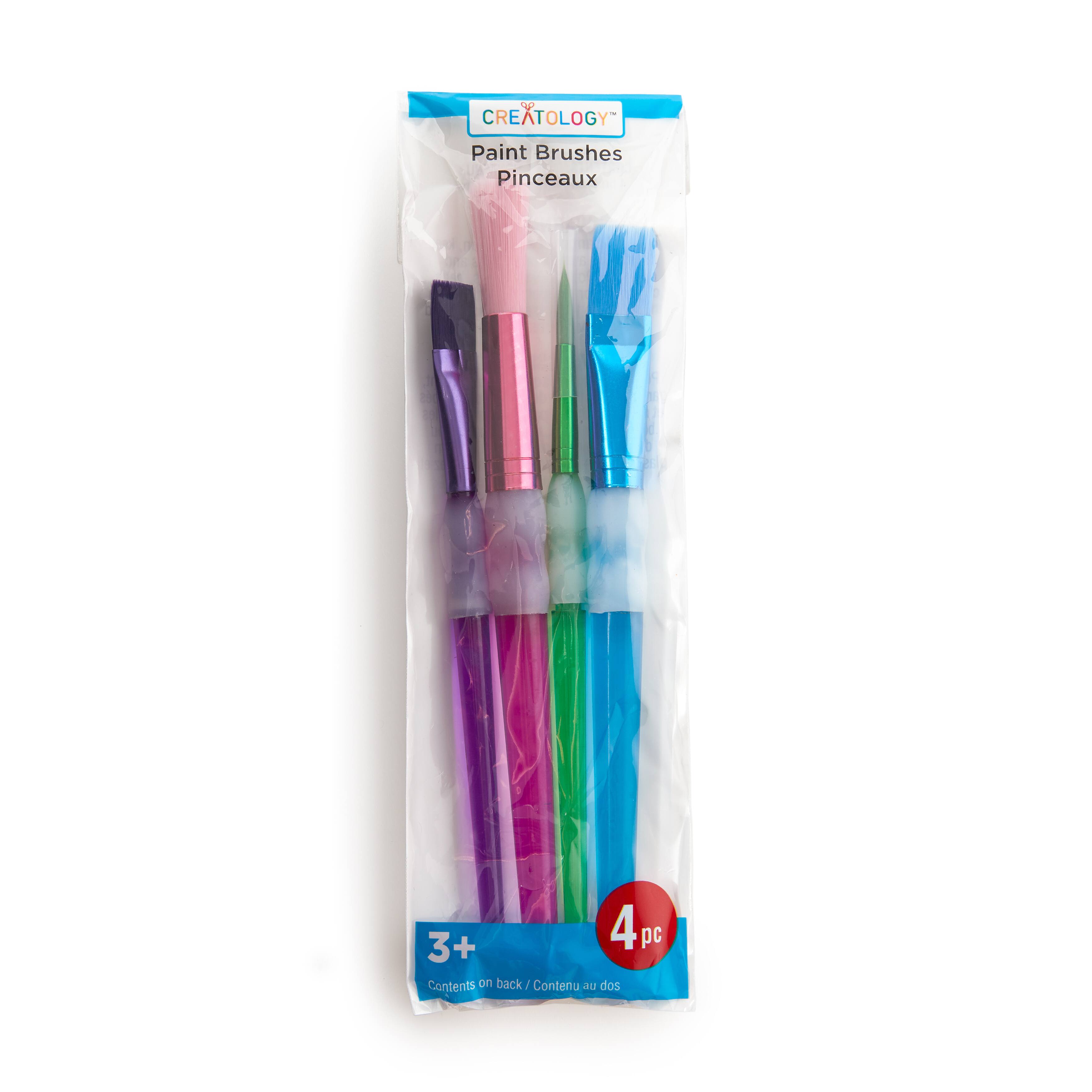 12 Packs: 4 ct. (48 total) Easy-Grip Paintbrushes By Creatology®
