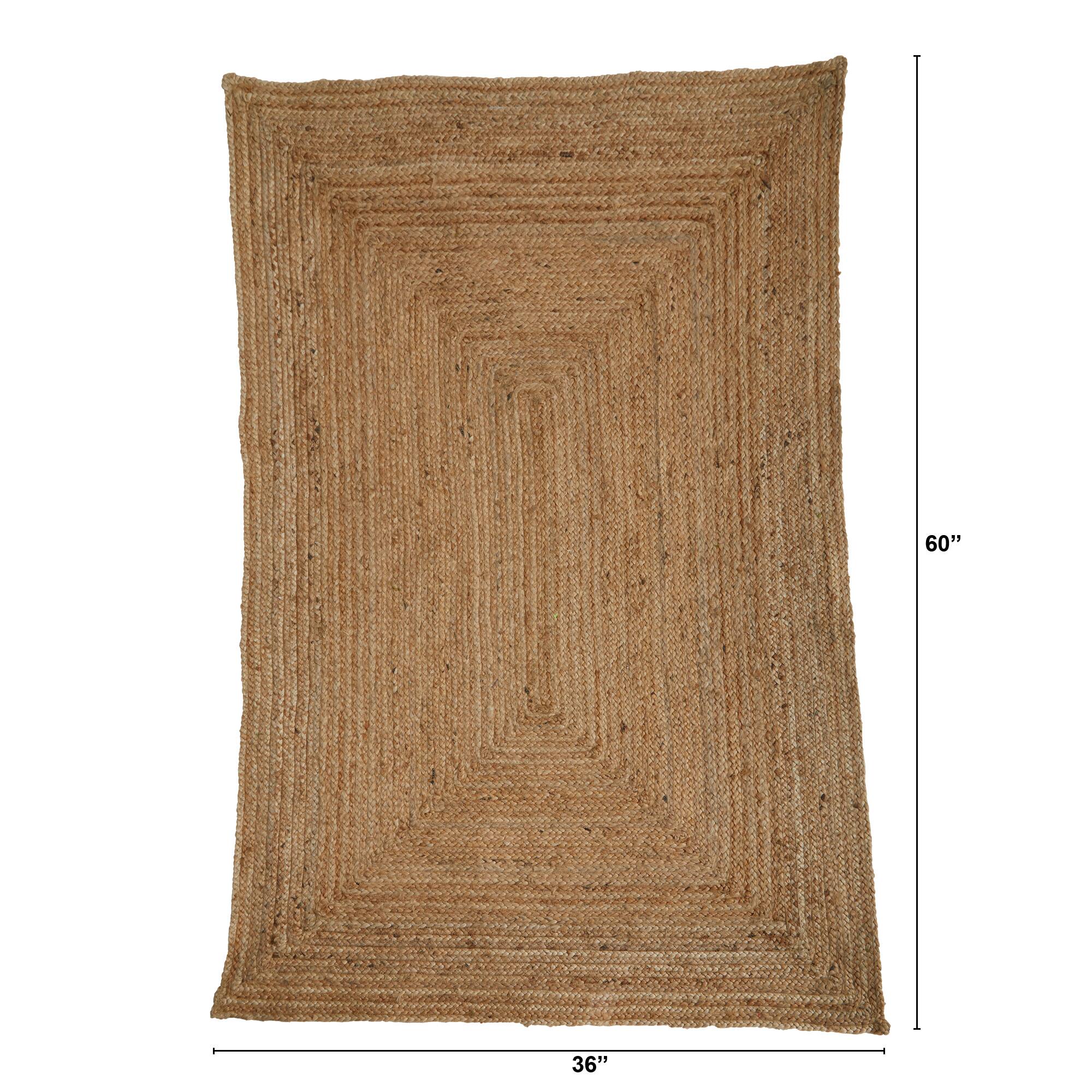 Rugsmith Natural Machine Tufted Plain Doormat - 36 x 60