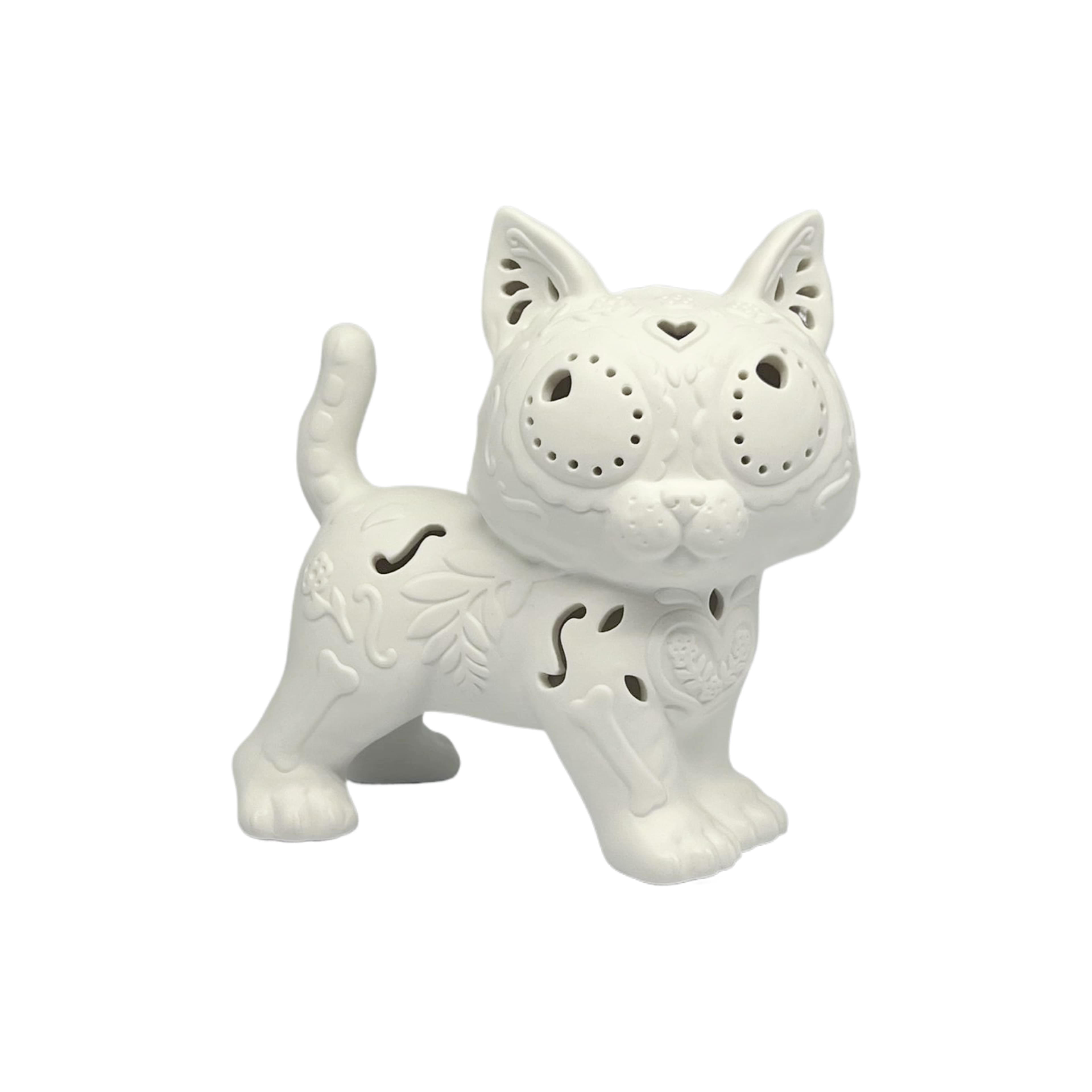 6.75&#x22; DIY LED Cat Ceramic D&#xE9;cor by Ashland&#xAE;