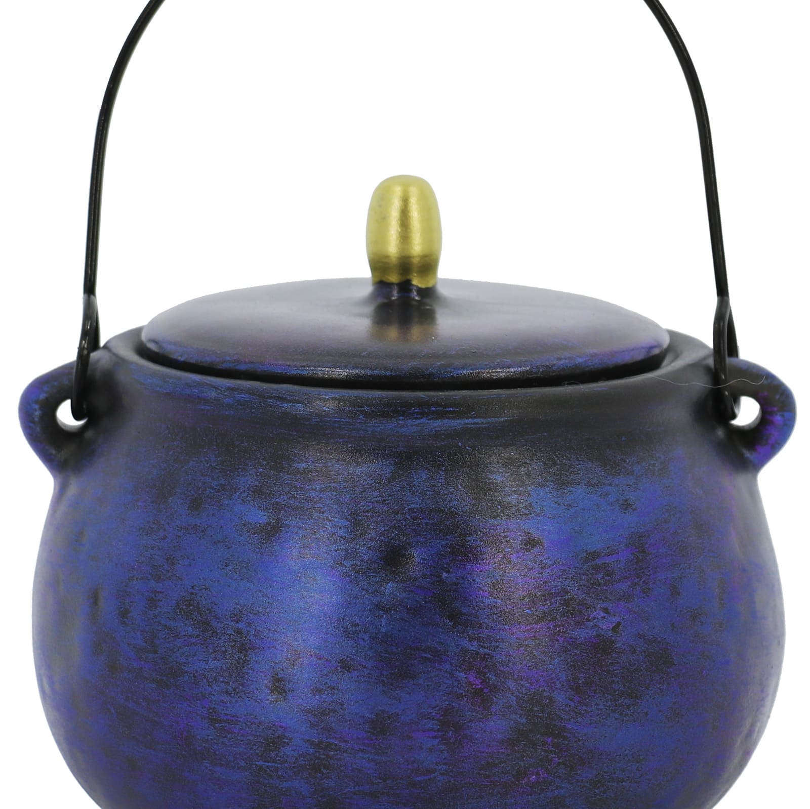 5&#x22; Purple Cauldron Ceramic Tabletop D&#xE9;cor by Ashland&#xAE;