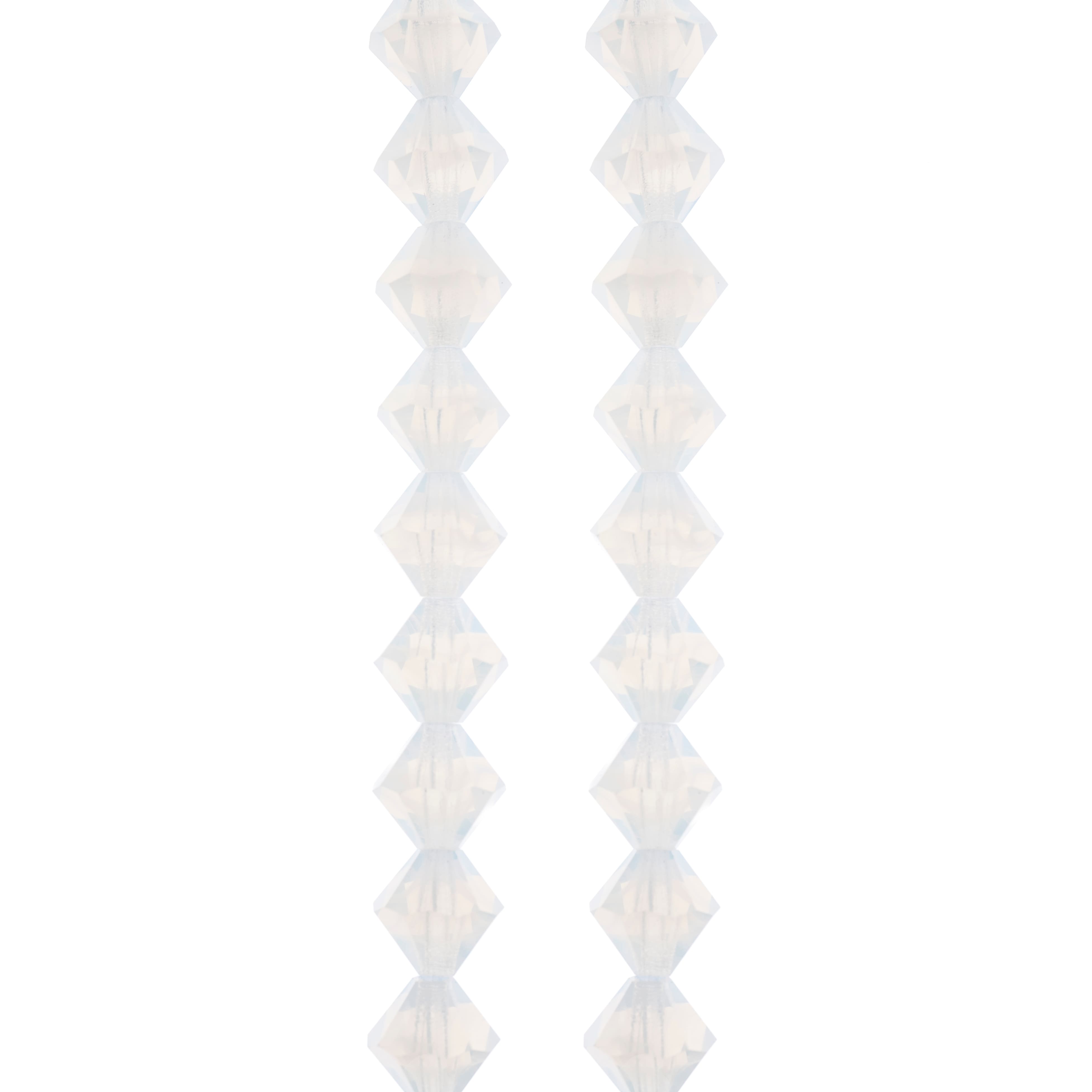 Preciosa Glass Crystal Bicone Beads, 8mm by Bead Landing™ Michaels