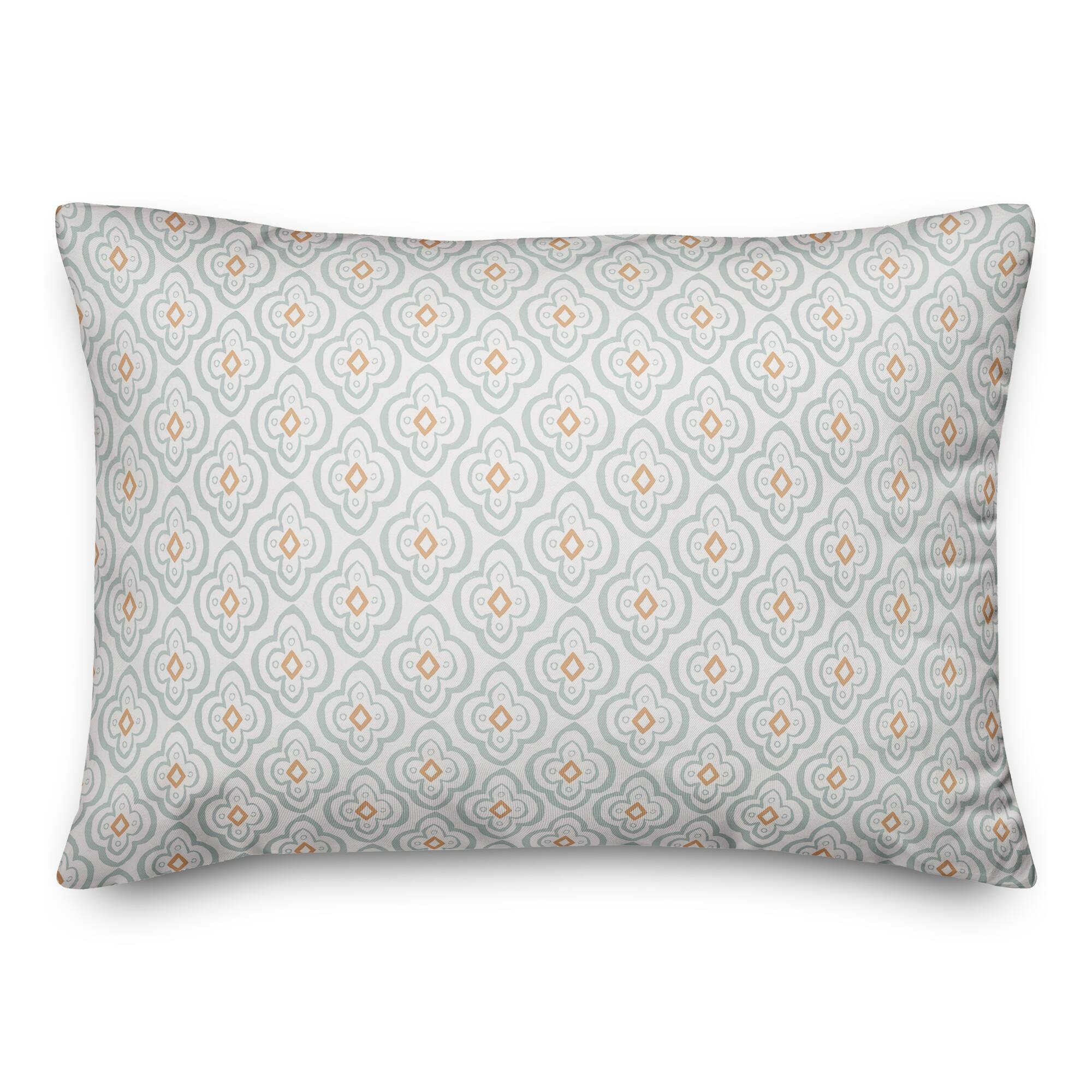 Quatrefoil Rectangular Throw Pillow