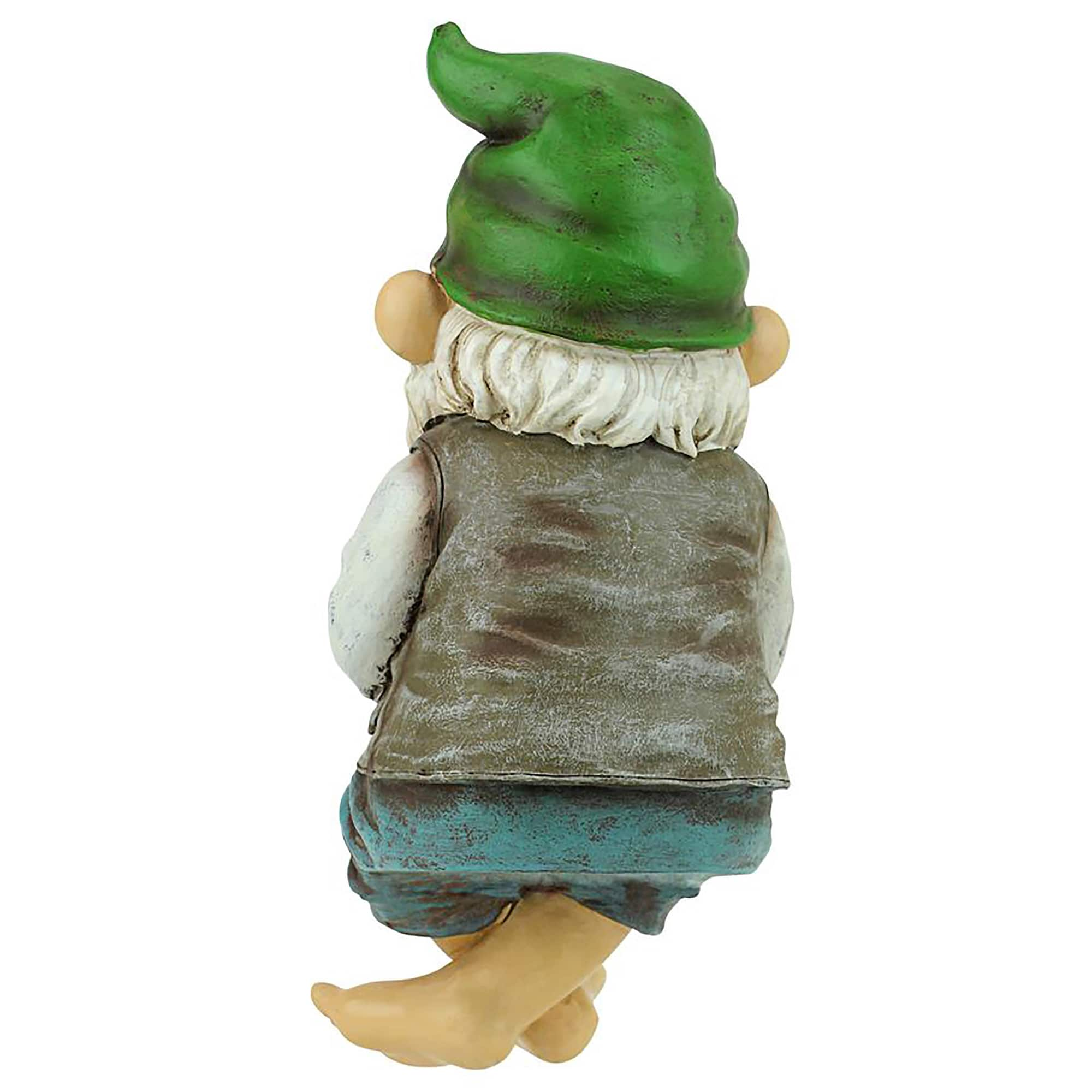 Design Toscano 9&#x22; Fishing Gnome Garden Statue