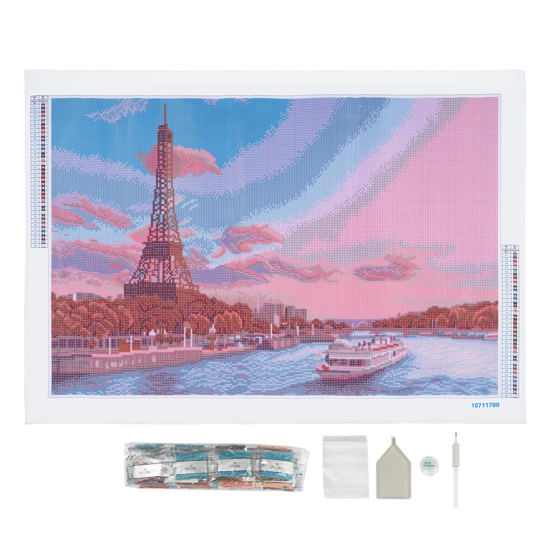 Eiffel Tower River Diamond Art Kit by Make Market&#xAE;